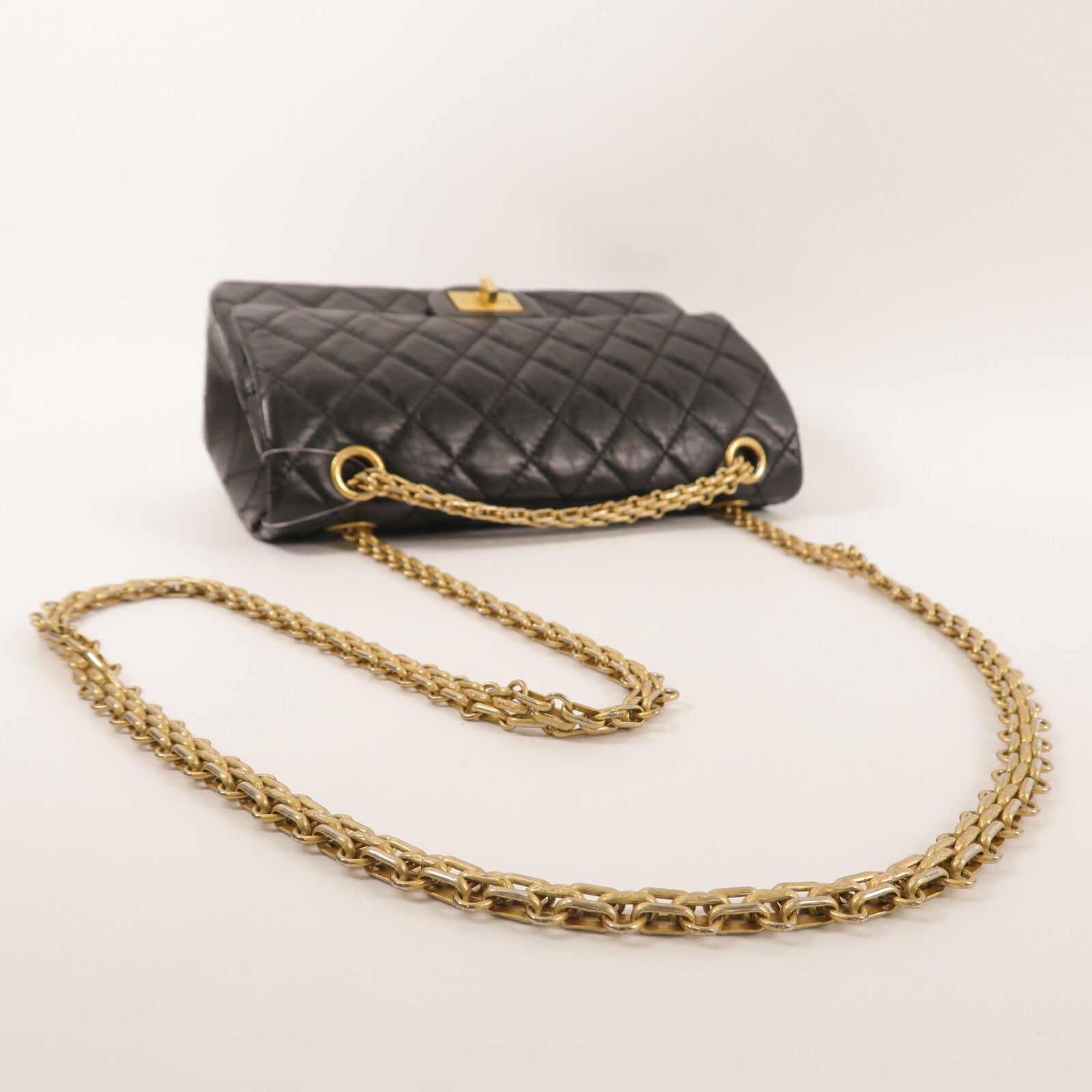 CHANEL 牛皮皮革2.55 Small鏈帶肩背袋