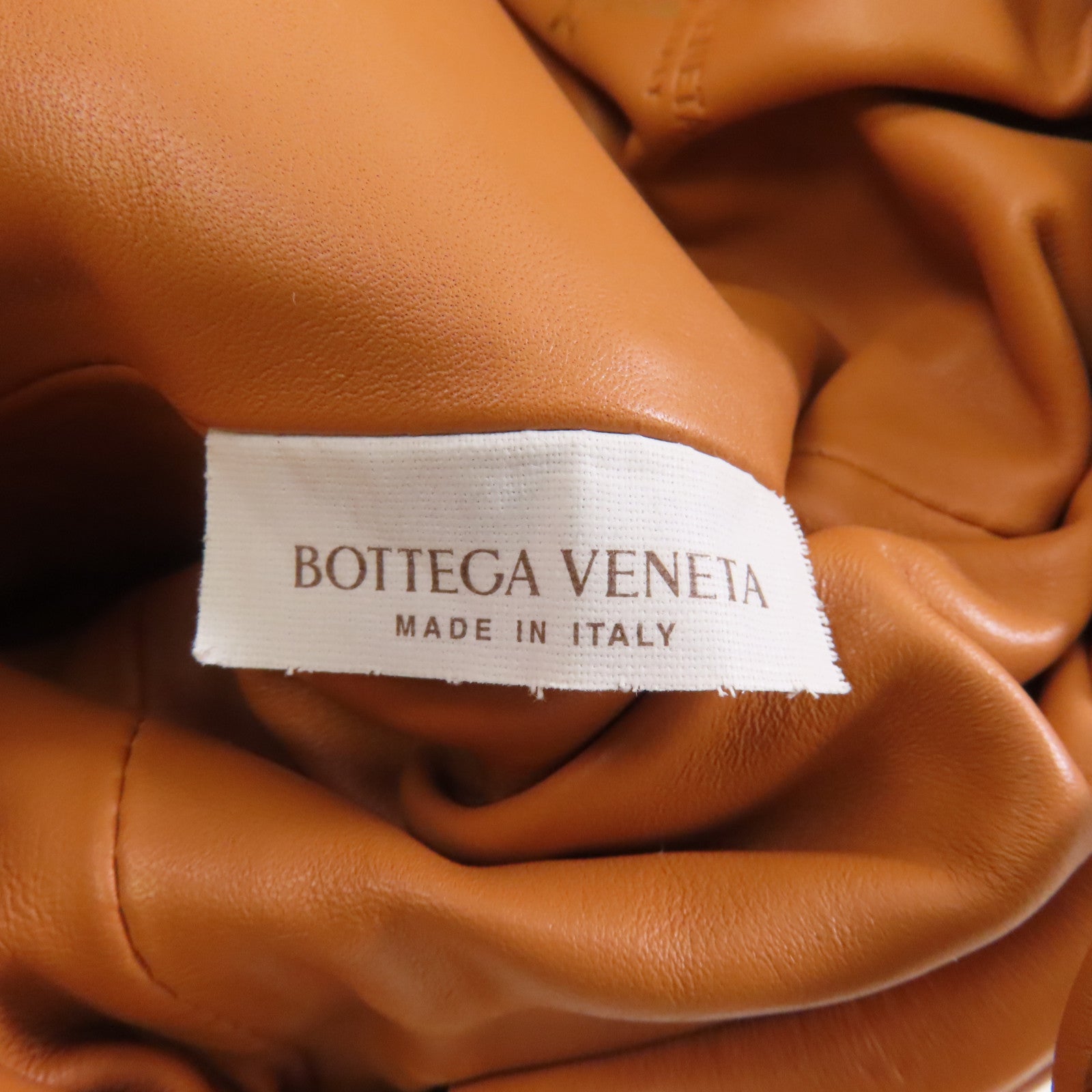 BOTTEGA VENETA 牛皮皮革Shoulder Bag金扣肩背袋棕色