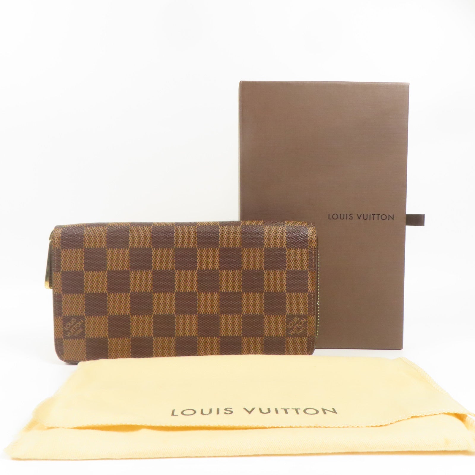 LOUIS VUITTON Damier Zippy Wallet長錢包
