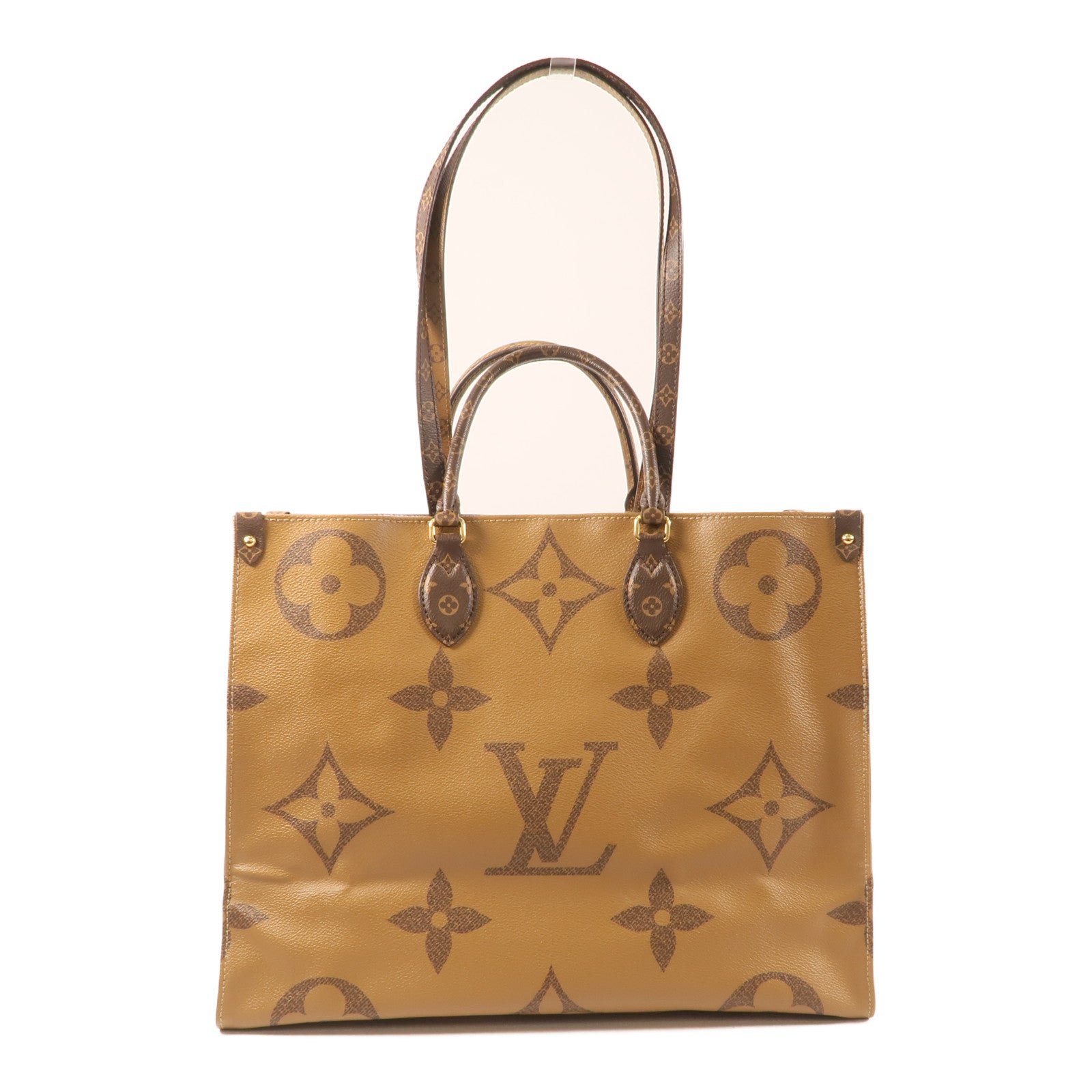 LOUIS VUITTON 【激減優惠】Monogram Giant OnTheGo GM金扣手挽肩背兩用袋