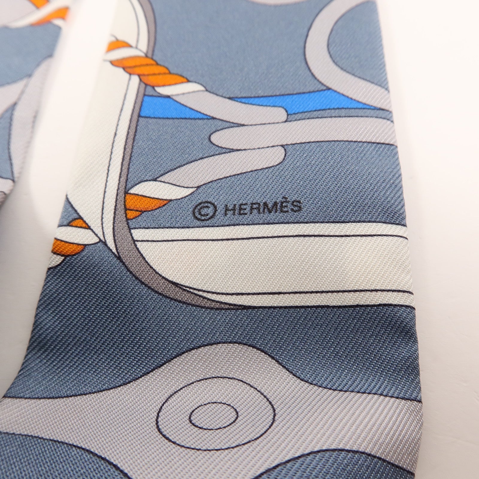 HERMES 絲質Twilly絲巾