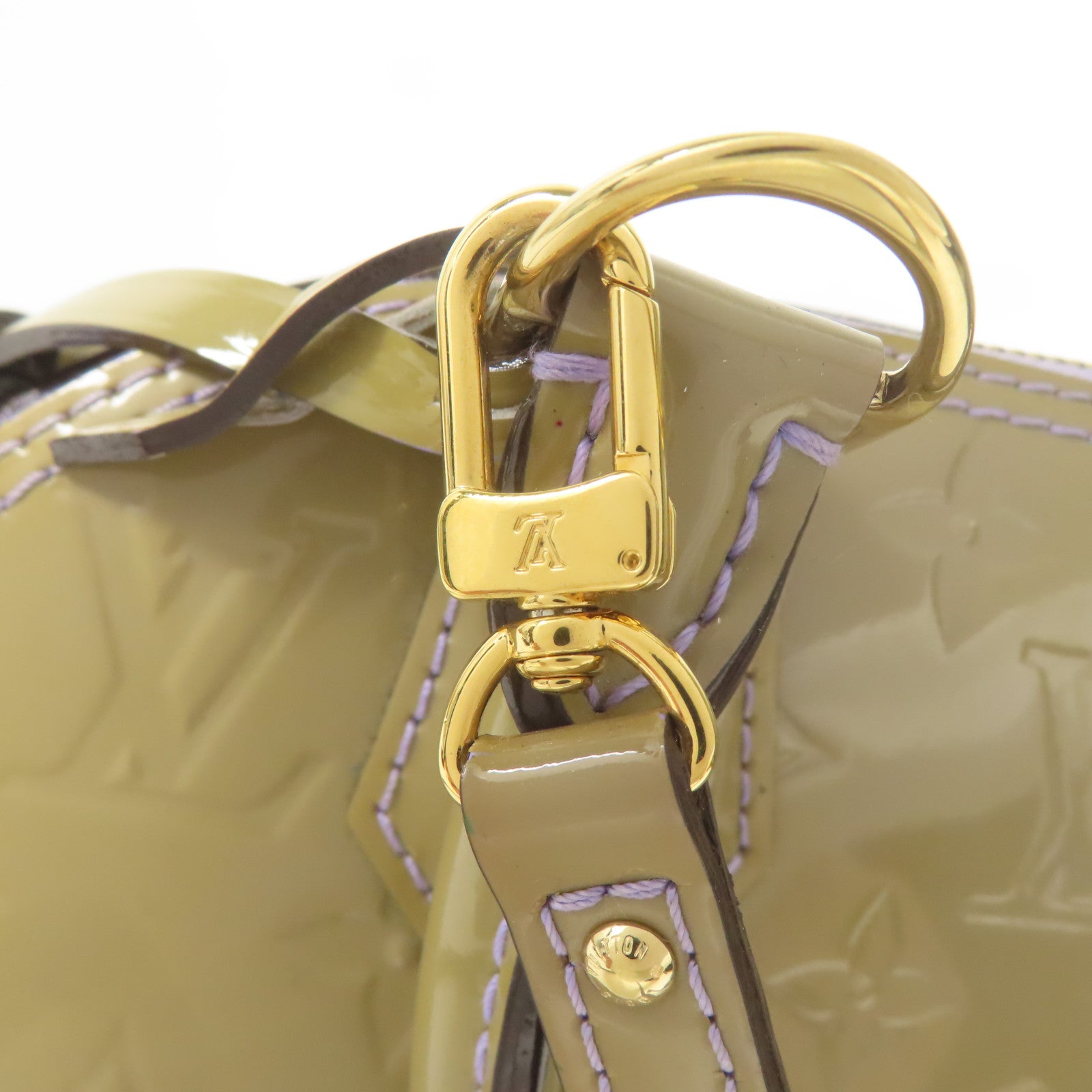 LOUIS VUITTON Vernis Alma BB金扣手挽肩背兩用袋