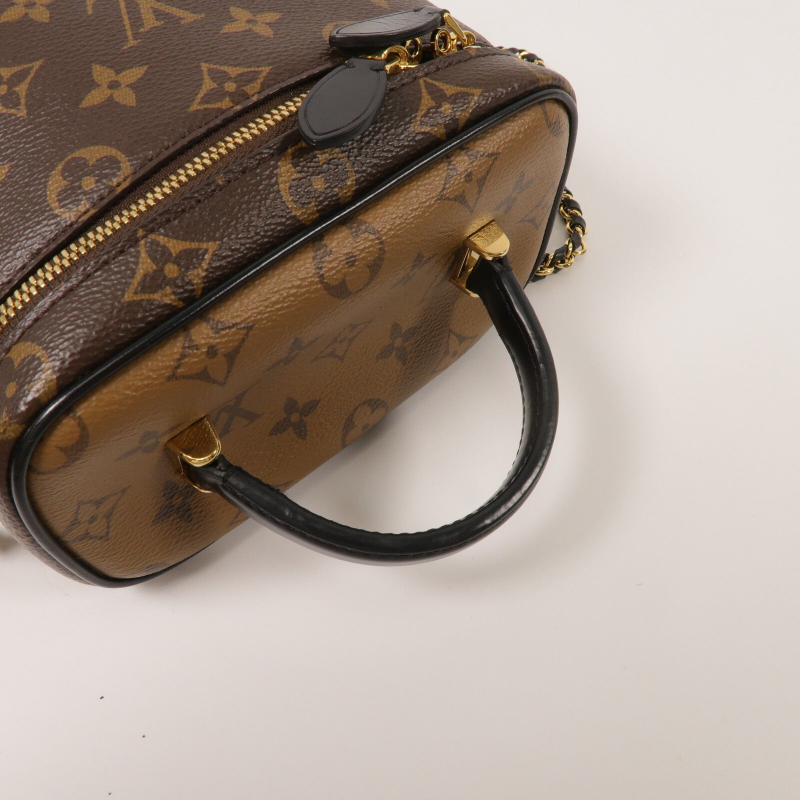 LOUIS VUITTON Monogram Reverse Vanity PM手挽肩背兩用袋