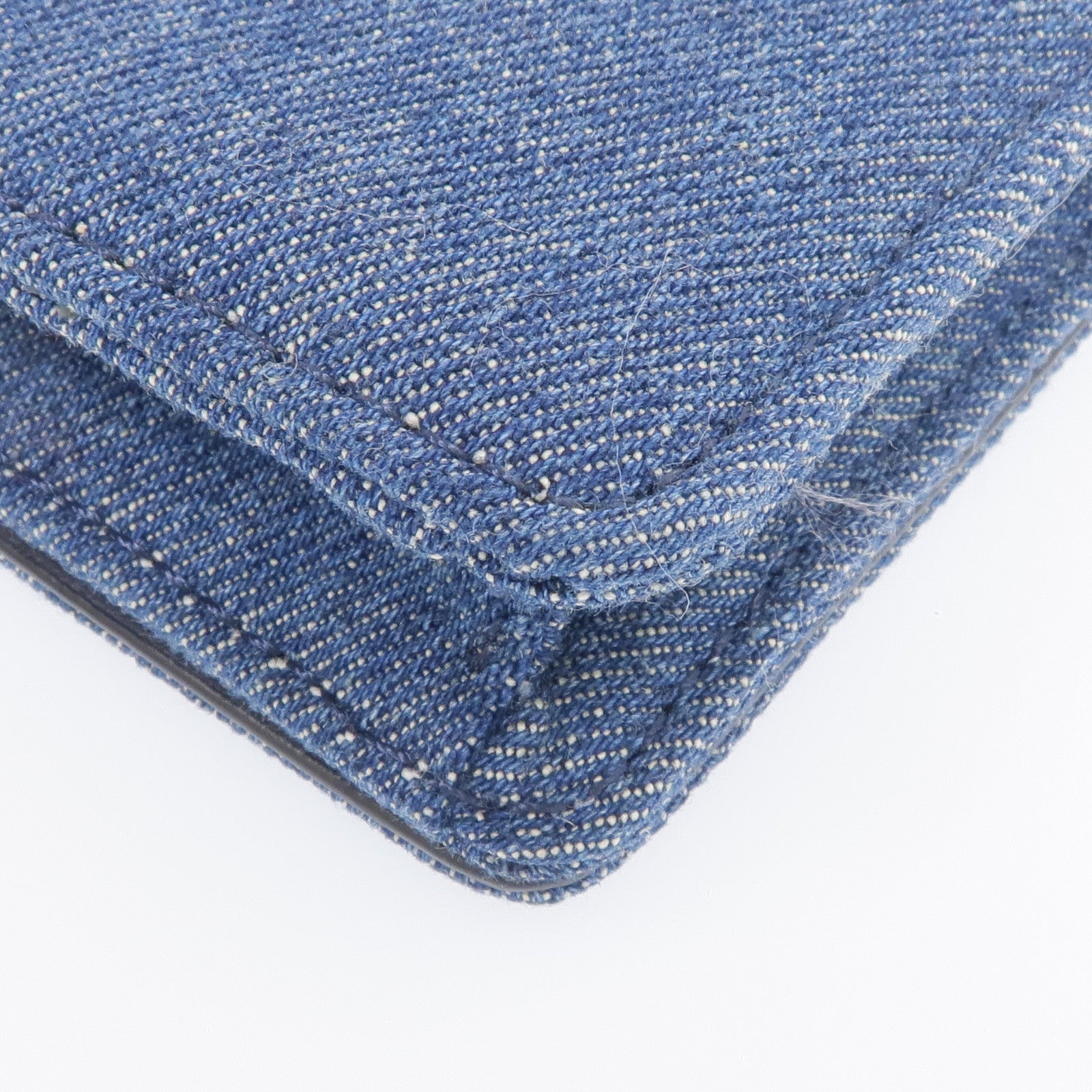 COACH 牛仔布Mini Chain Shoulder銀扣鏈帶肩背袋