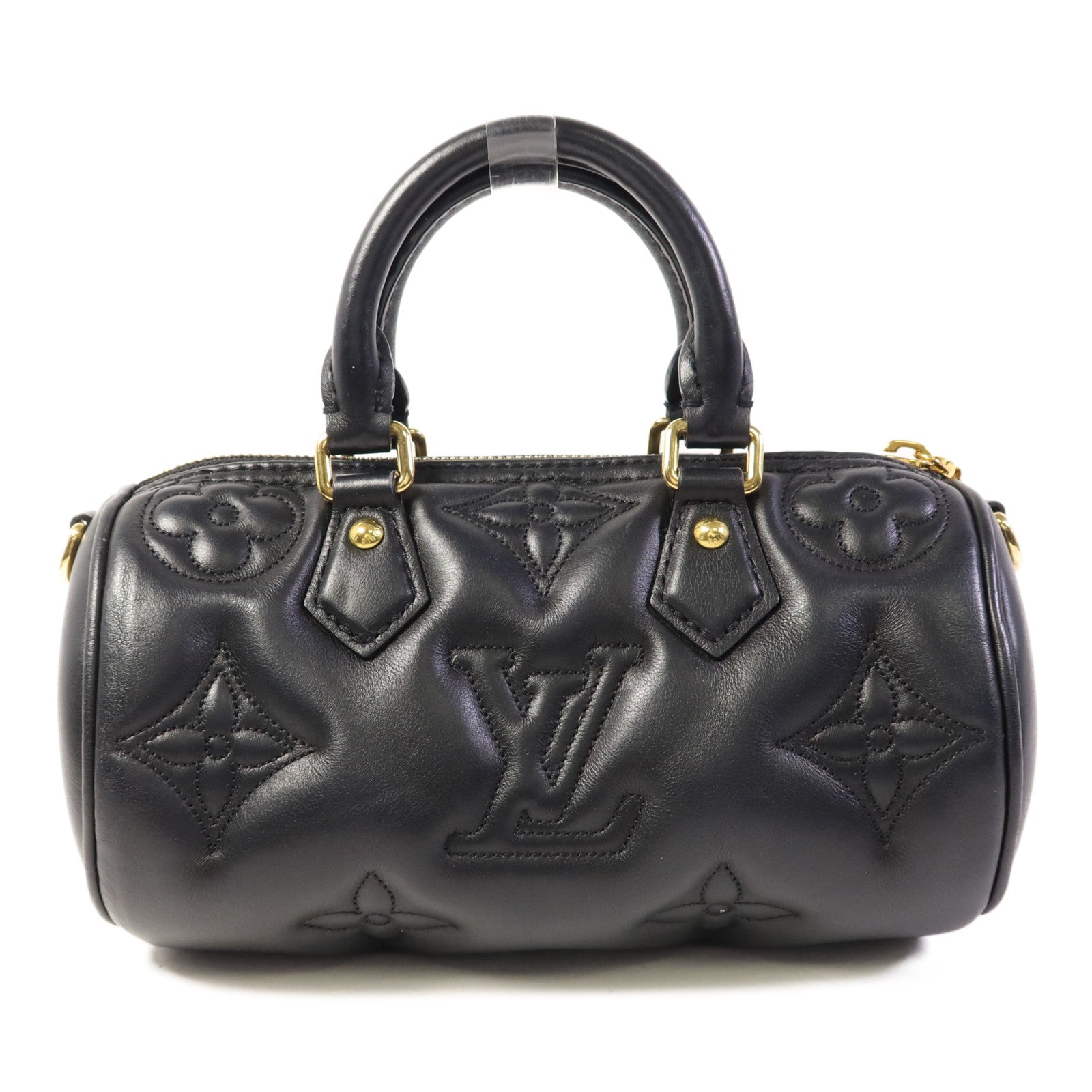 LOUIS VUITTON 【激減優惠】Monogram Empreinte Papillon BB金扣手挽肩背兩用袋