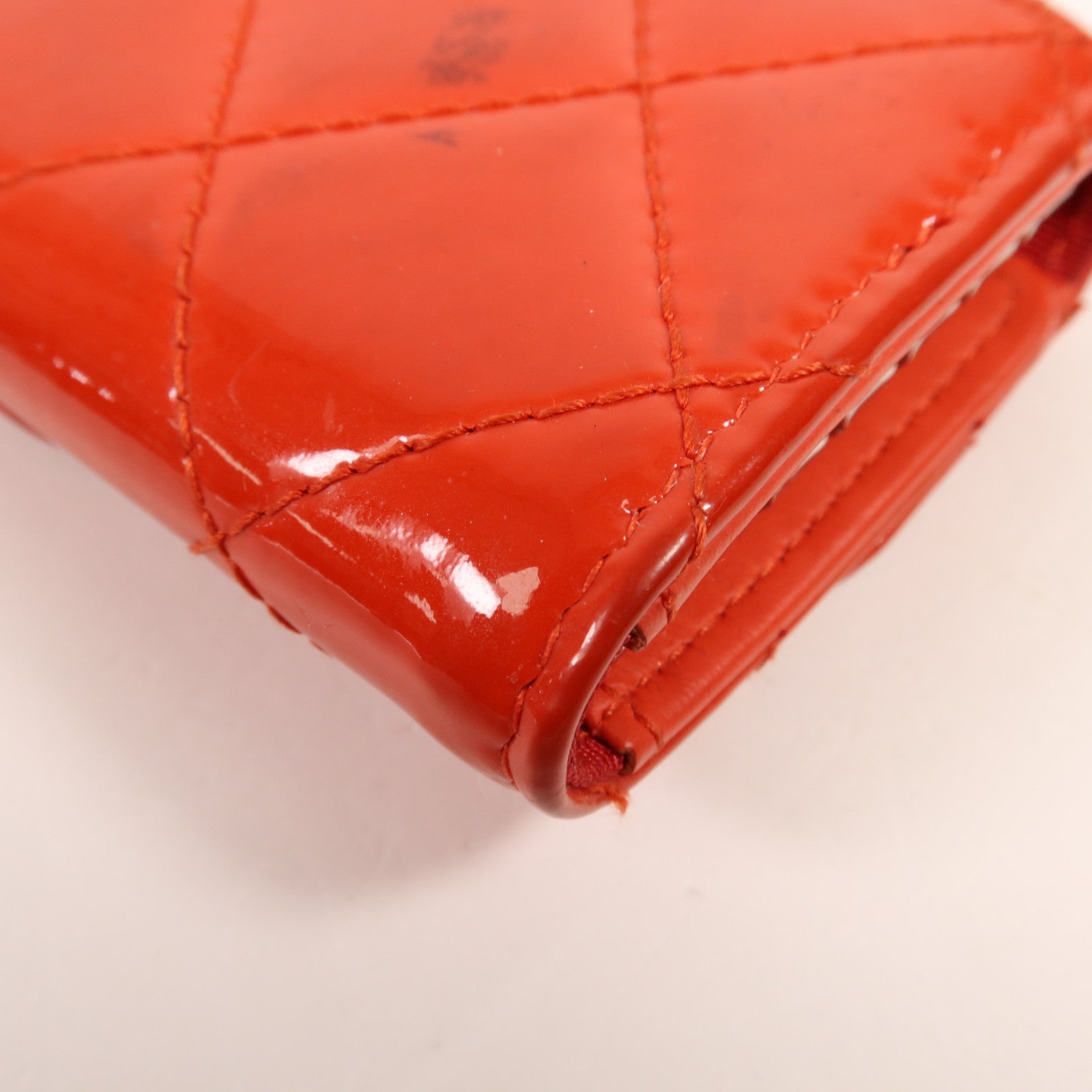 CHANEL 漆皮皮革Key Holder銀扣鑰匙包