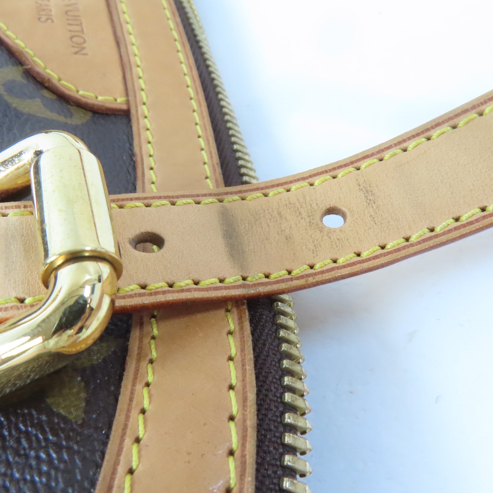LOUIS VUITTON 【激減優惠】Monogram Tivoli GM金扣手挽袋啡色