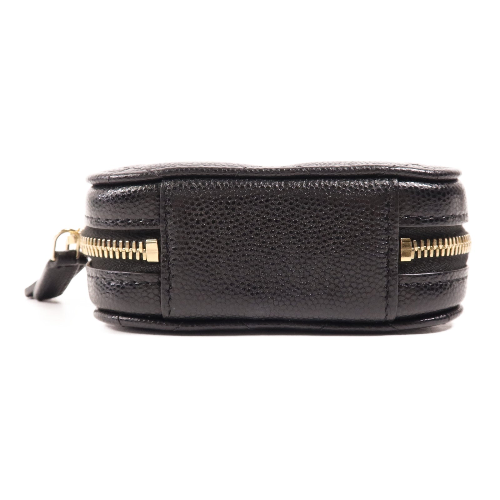 CHANEL 牛皮皮革Chain Shoulder金扣鏈帶肩背袋