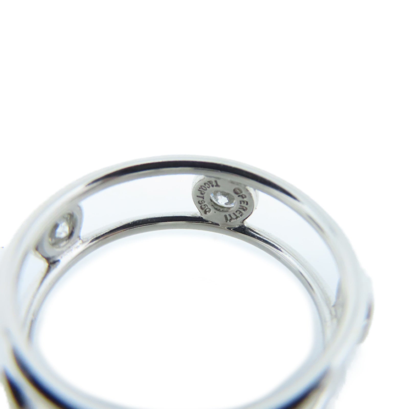 TIFFANY＆CO **【激減優惠】PT950鉑金/鑽石Diamond Ring戒指US#4.75