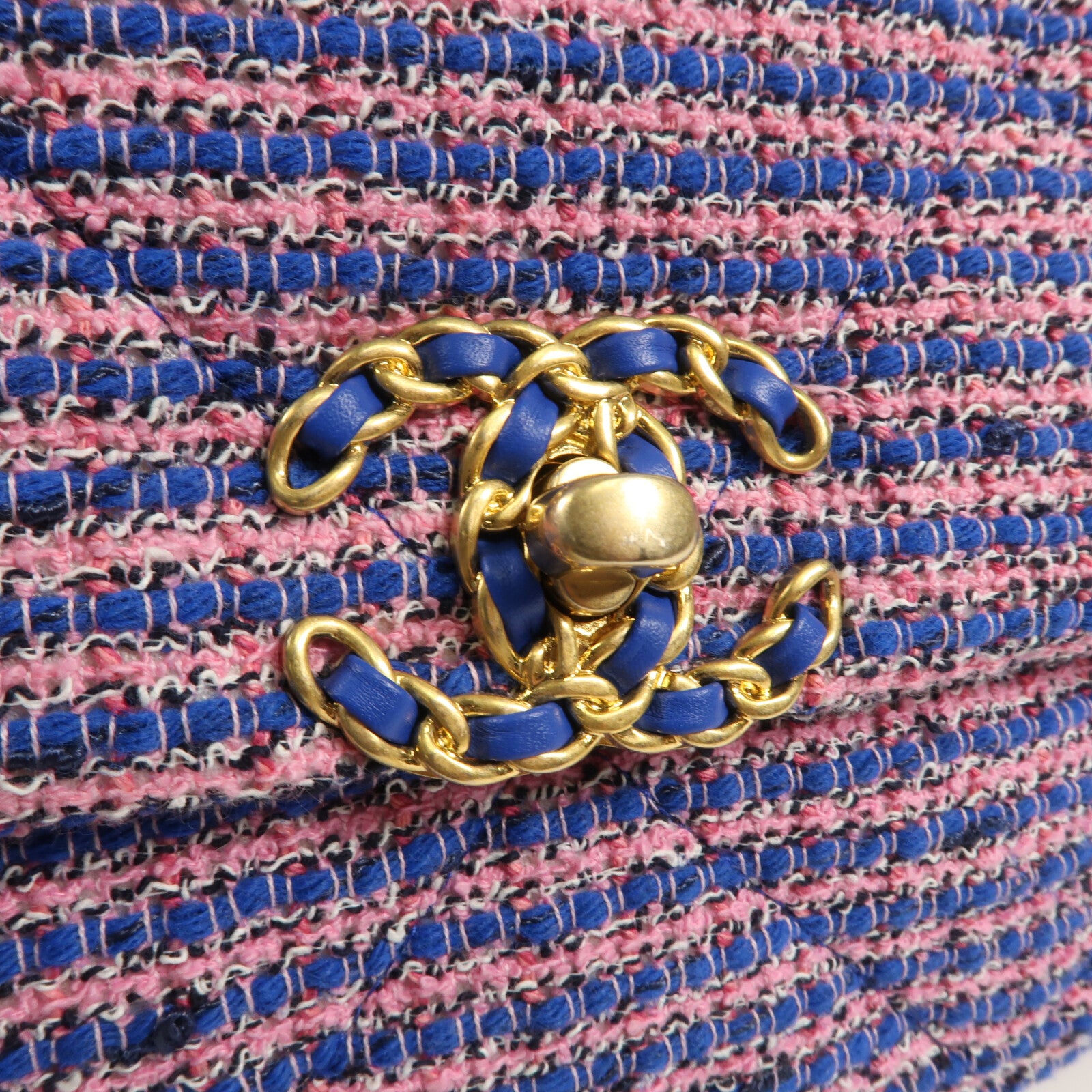 CHANEL Tweed Chanel 19 Small鏈帶手挽肩背兩用袋