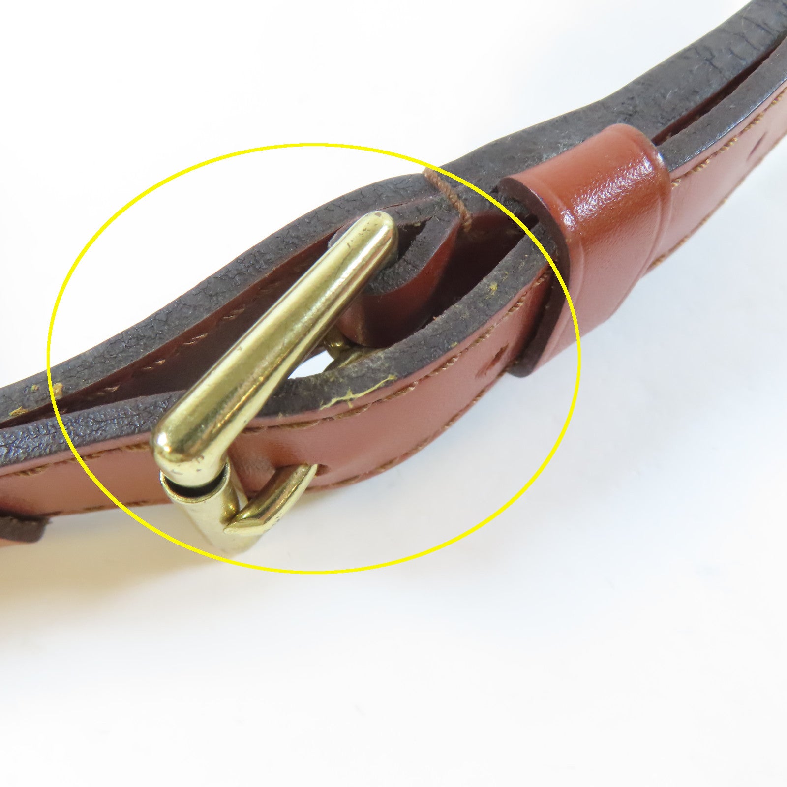 LOUIS VUITTON Epi Petit Noe金扣肩背袋Kenya Brown/啡色