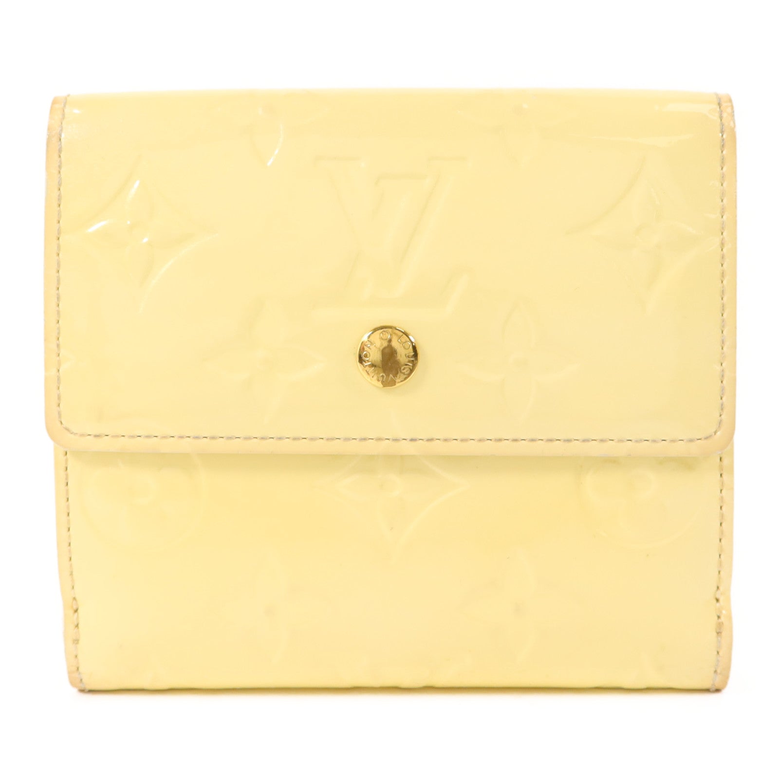 LOUIS VUITTON Monogram Vernis Elise Compact Wallet
