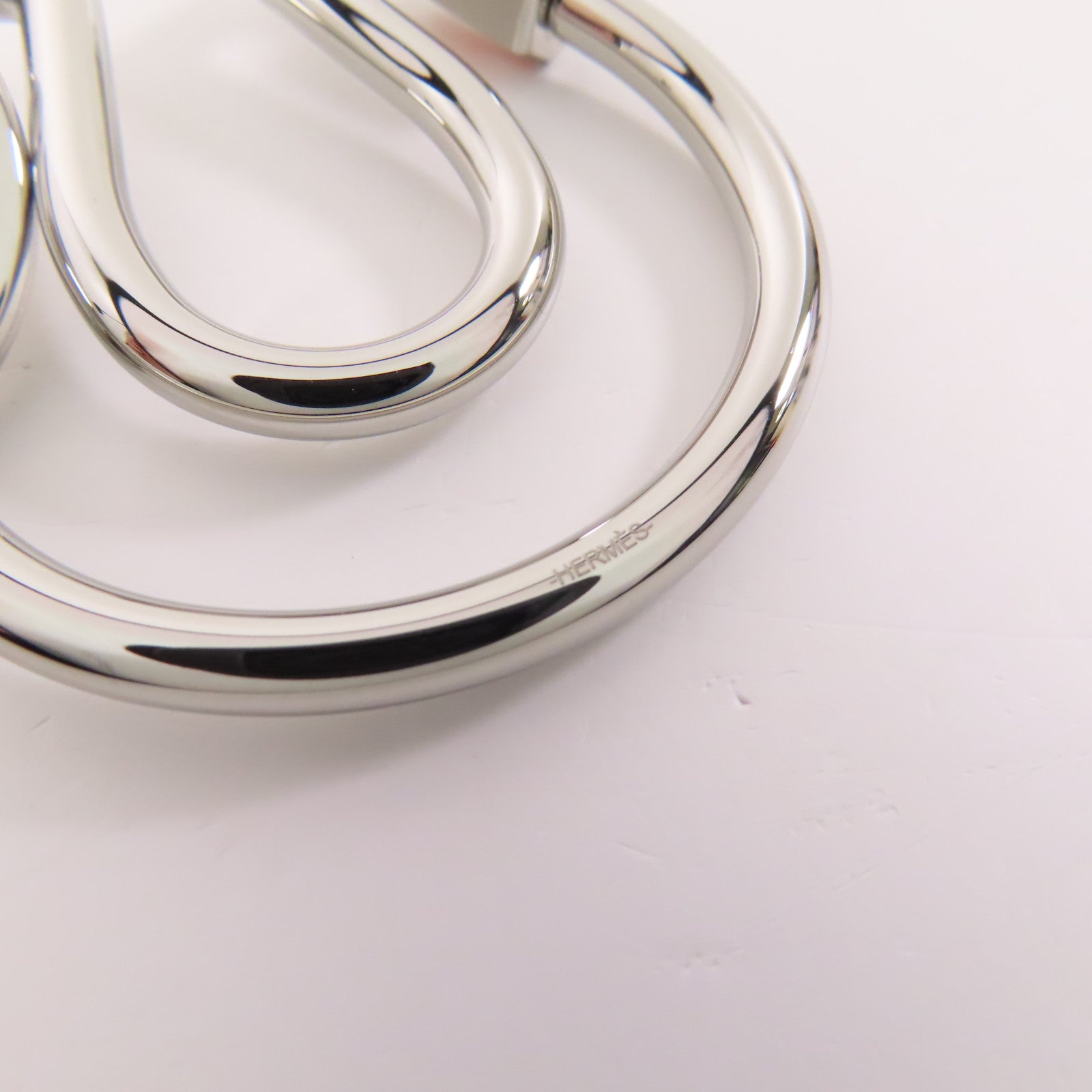 HERMES 不鏽鋼Fer A Cheval Key Ring鑰匙圈