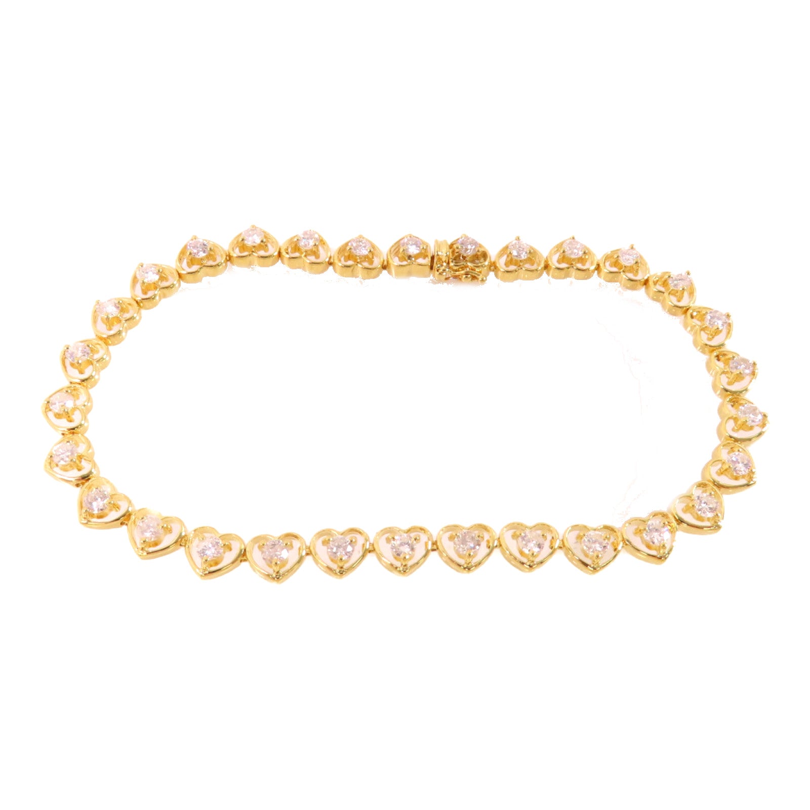 JEWELRY 18K黃金/2.00ct鑽石Diamond Bracelet手鏈