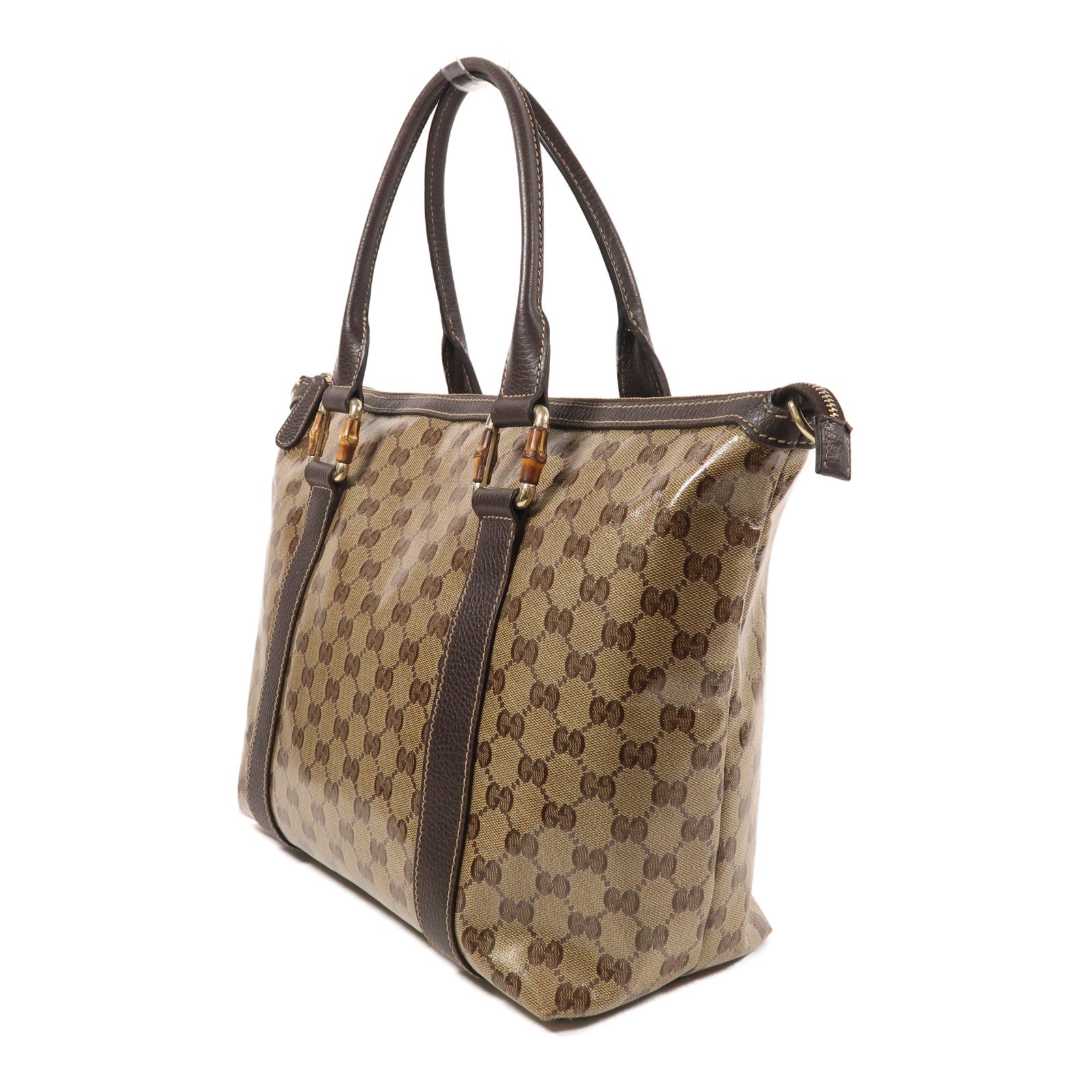 GUCCI PVC Shoulder Bag金扣肩背袋