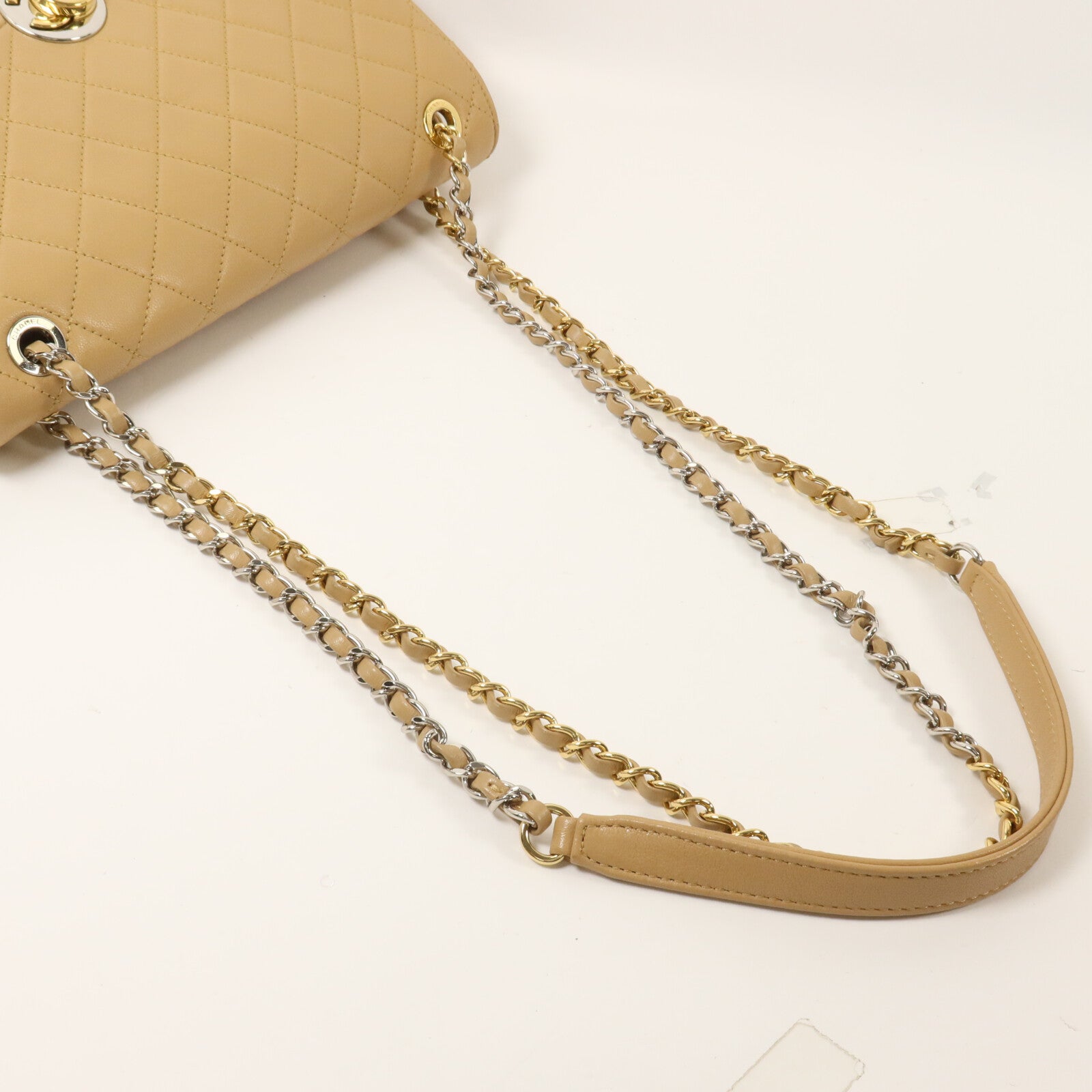 CHANEL 牛皮皮革Chain Shoulder鏈帶肩背袋