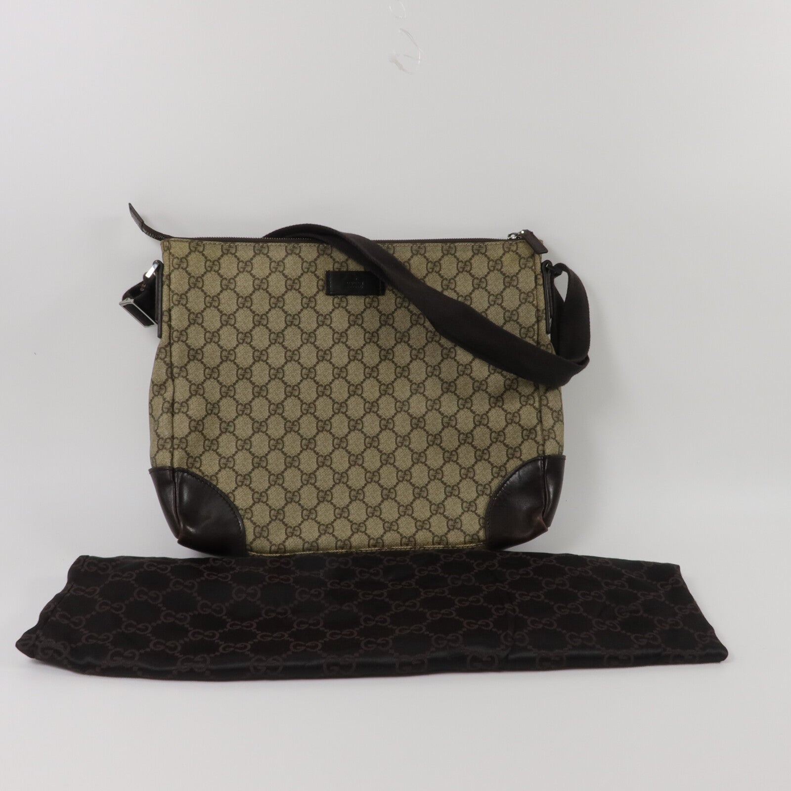 GUCCI 塗層帆布Shoulder Bag肩背袋
