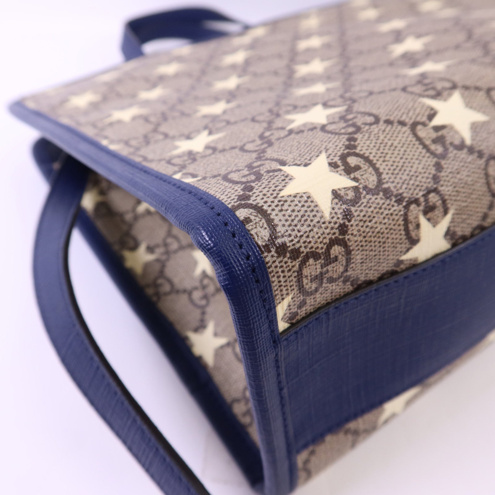 GUCCI 塗層帆布2 Way Shoulder Bag銀扣手挽肩背兩用袋