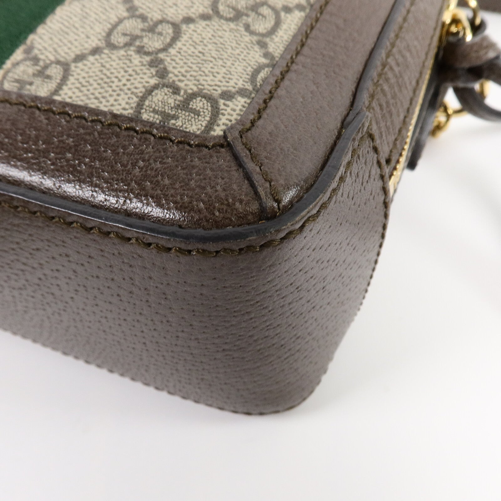 GUCCI 塗層帆布Ophidia GG Mini手挽肩背兩用袋