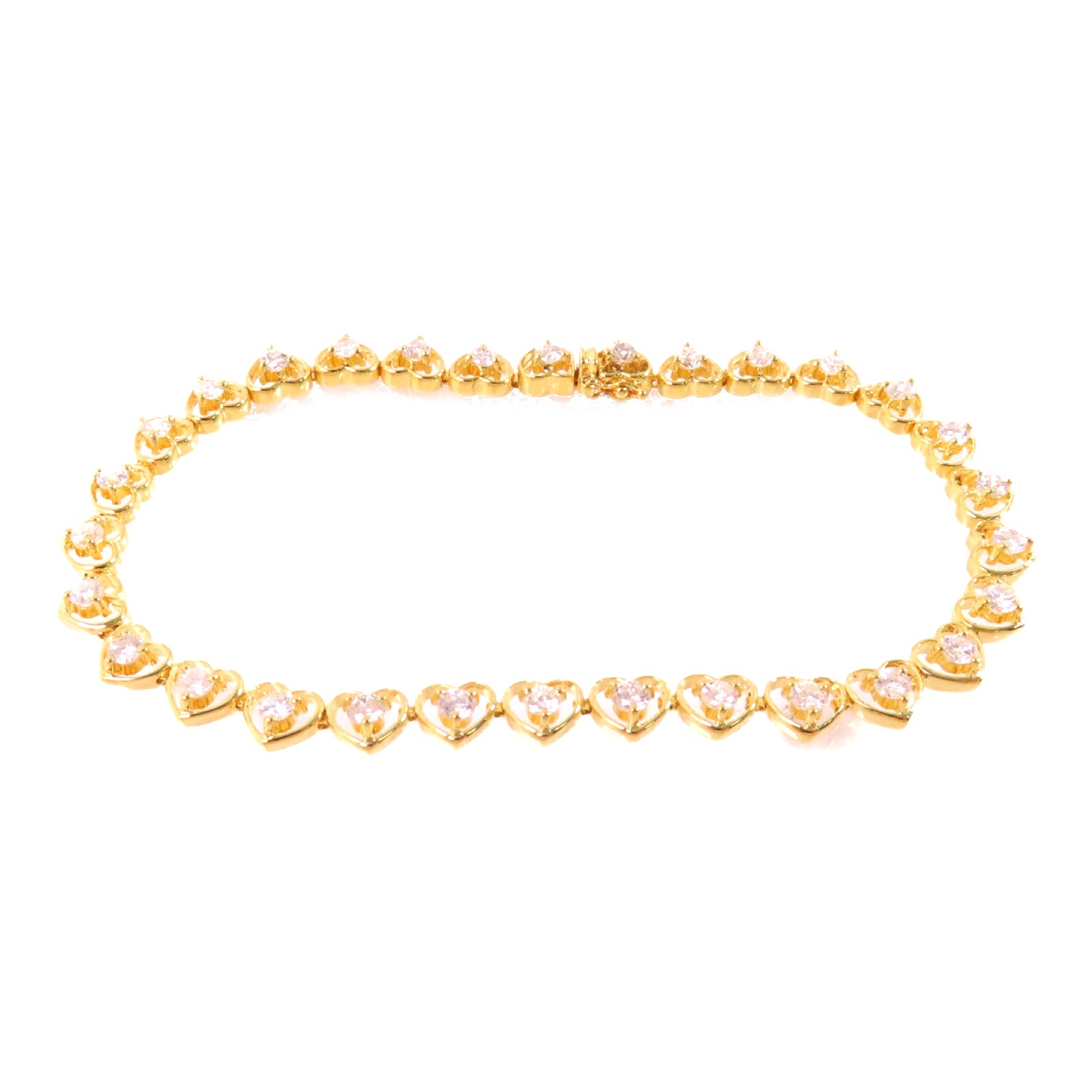 JEWELRY 18K黃金/2.00ct鑽石Diamond Bracelet手鏈