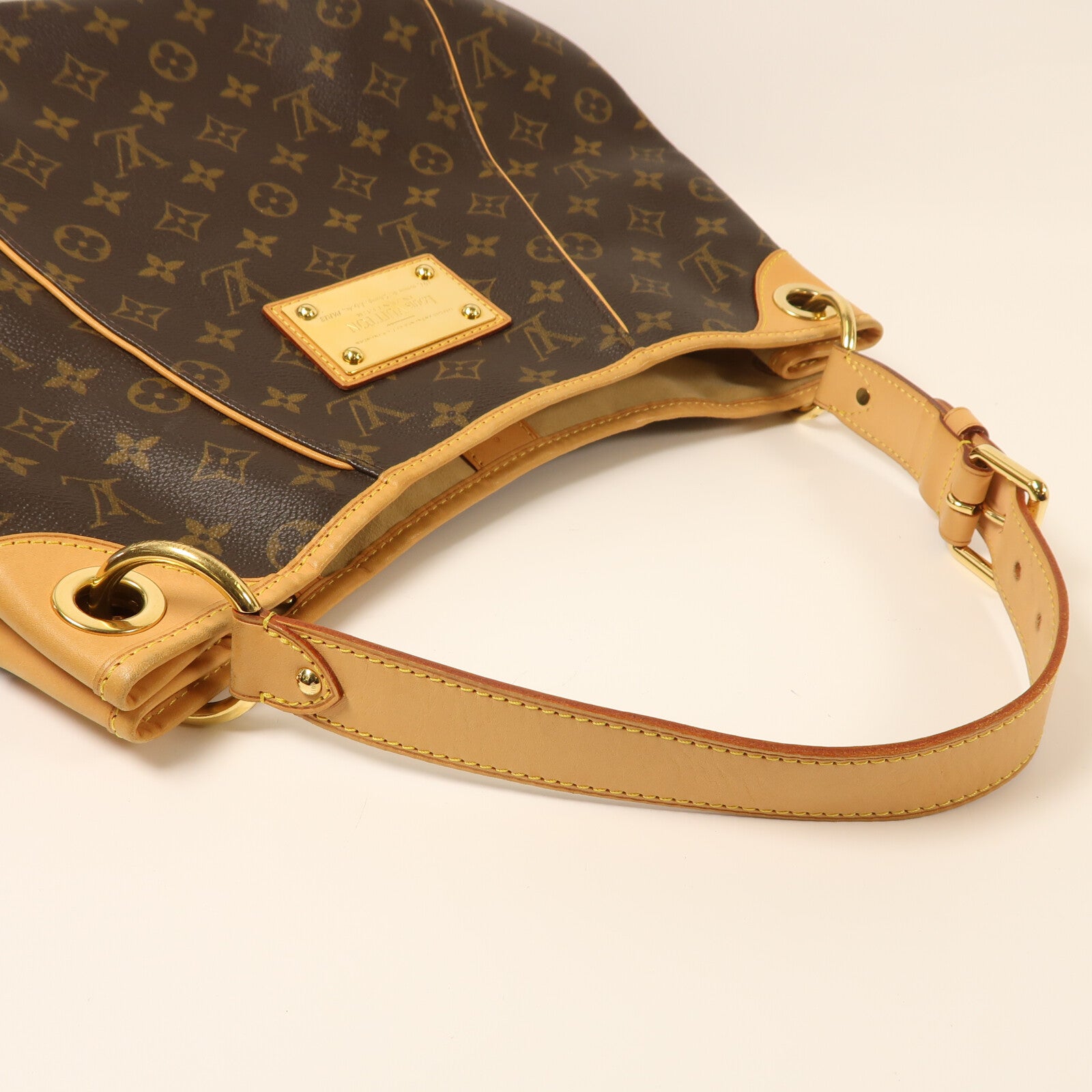 LOUIS VUITTON Monogram Galliera GM金扣肩背袋