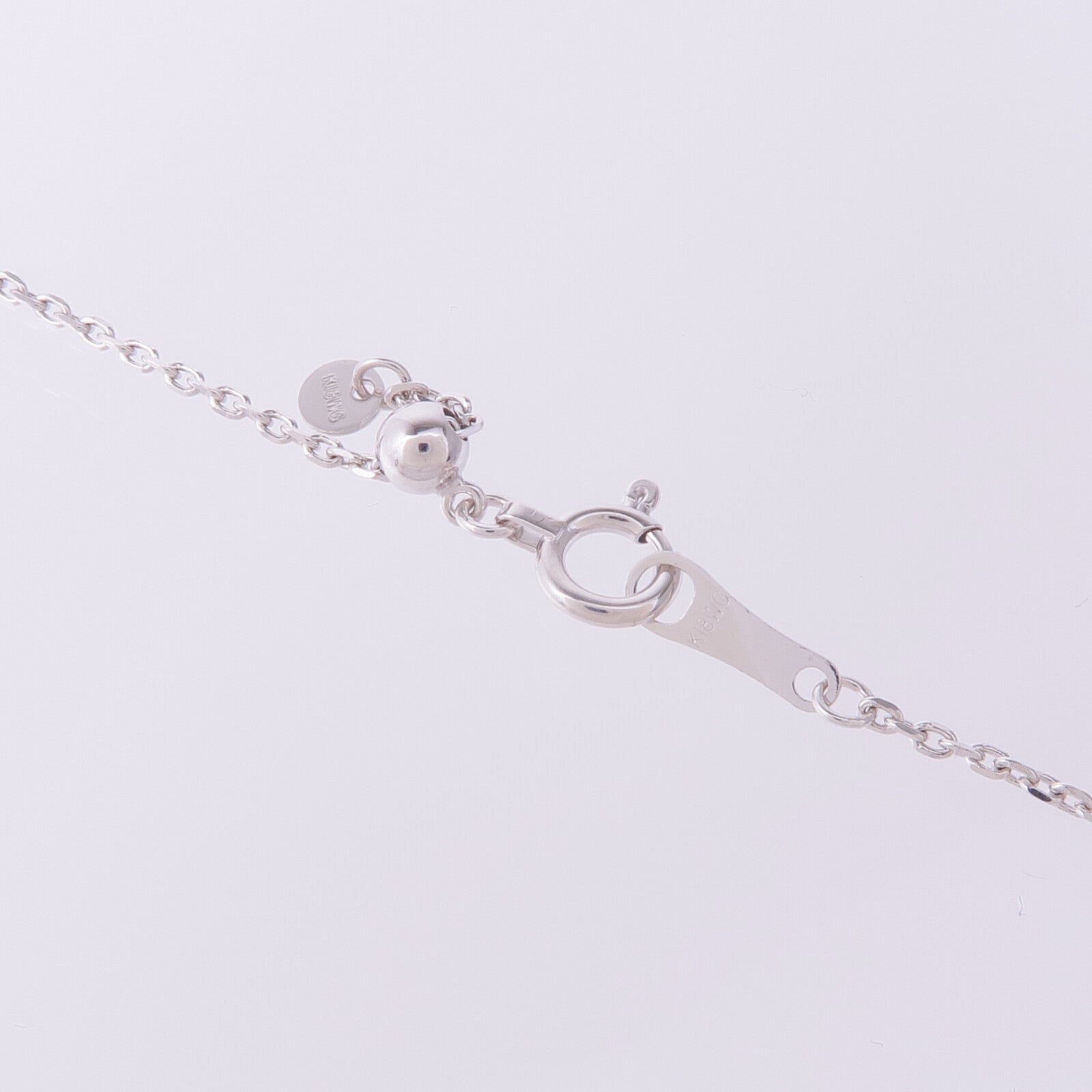 JEWELRY 18K白金Emerald Diamond Necklace綠寶石/鑽石項鍊