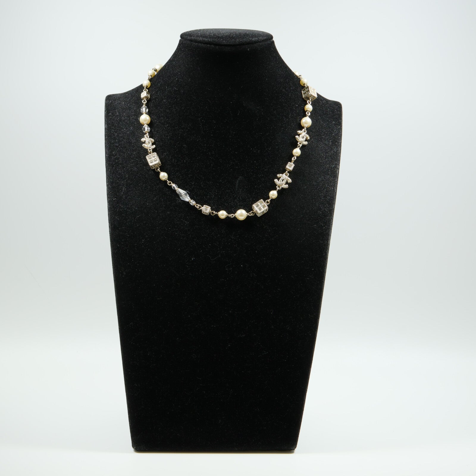 CHANEL 金屬/PVC Necklace項鍊