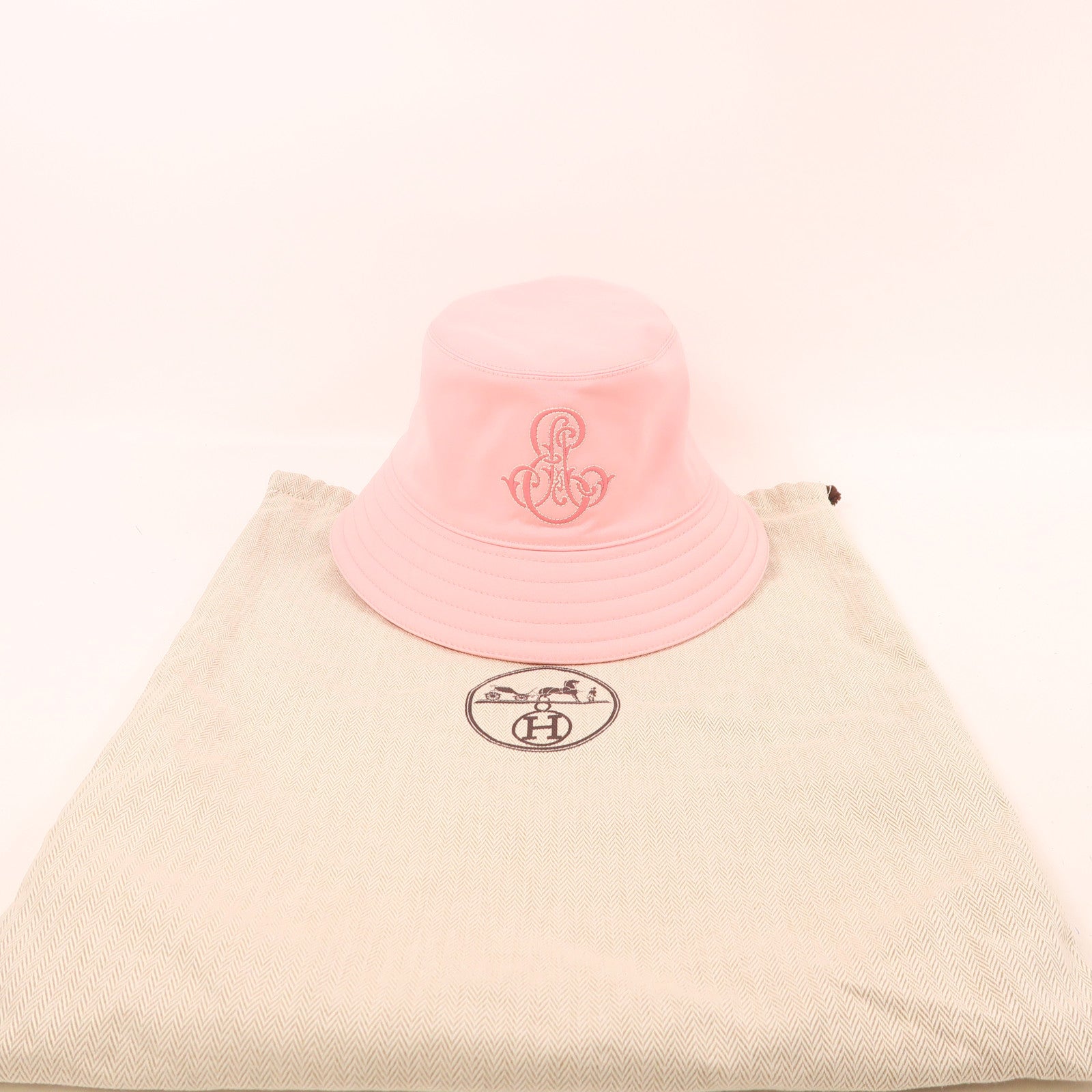 HERMES 棉質/絲質Harper Emile Hermes Bucket Hat帽子