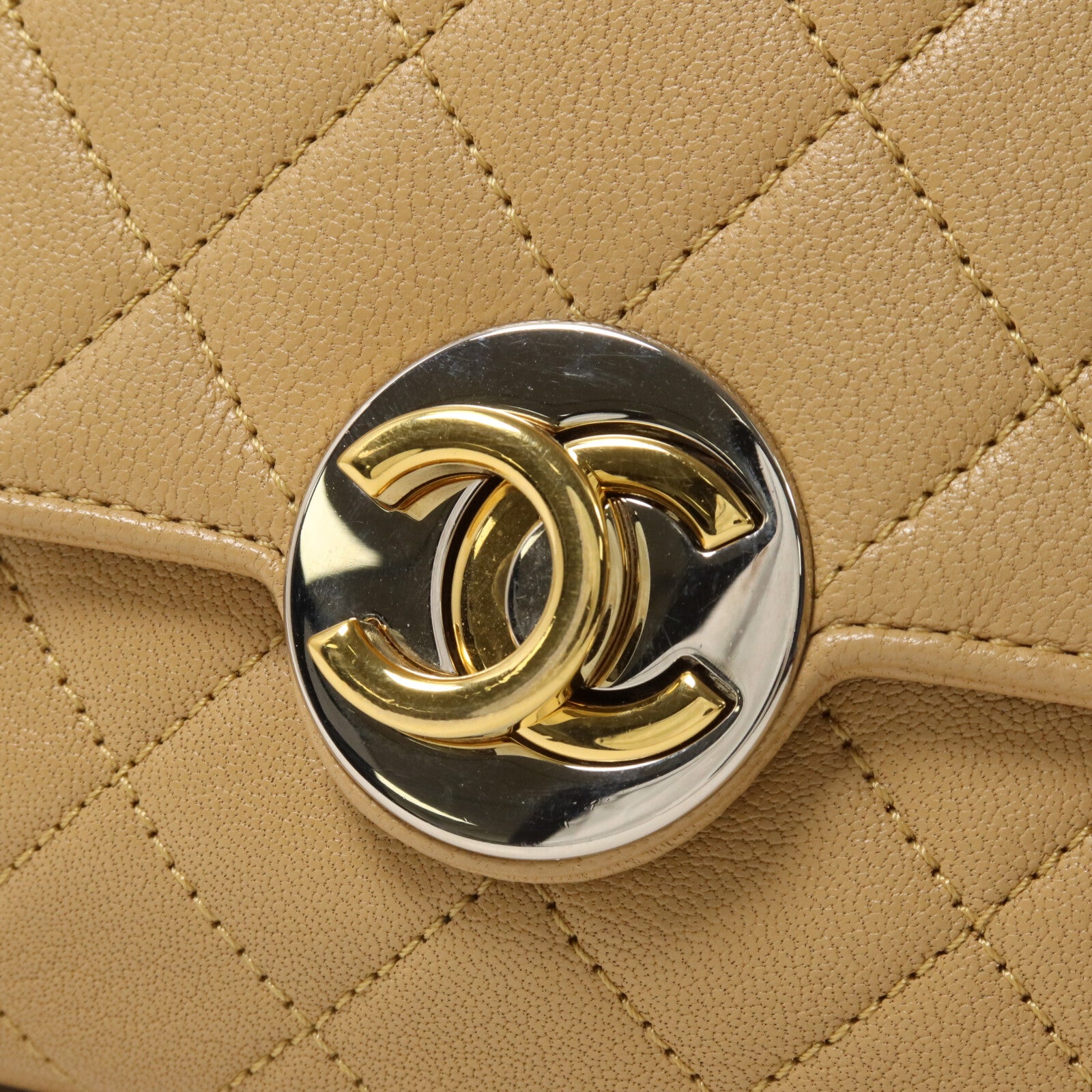 CHANEL 牛皮皮革Chain Shoulder鏈帶肩背袋