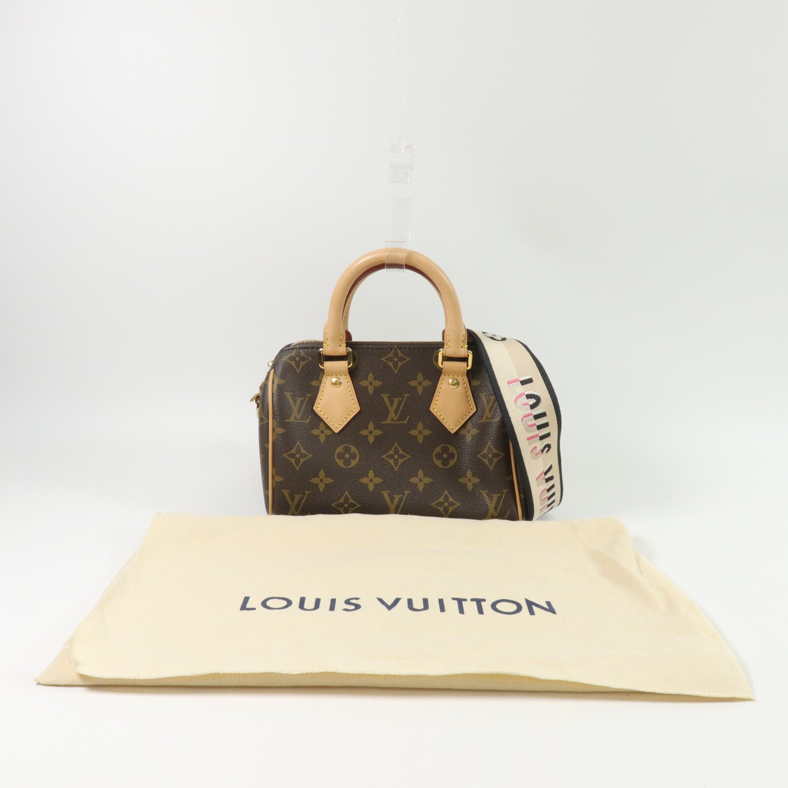 LOUIS VUITTON Monogram Speedy Bandouliere 20手挽肩背兩用袋