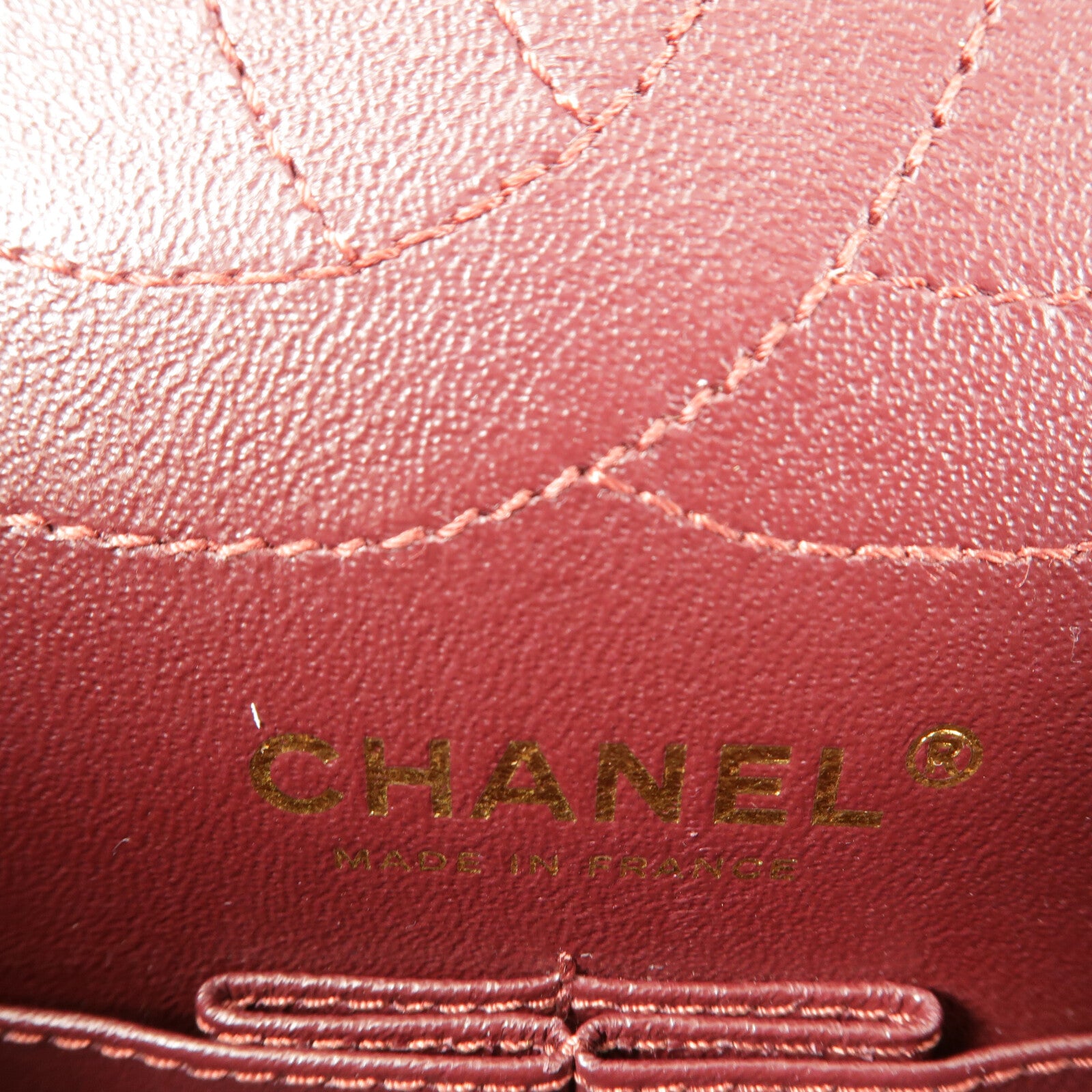 CHANEL 牛皮皮革2.55 Small鏈帶肩背袋