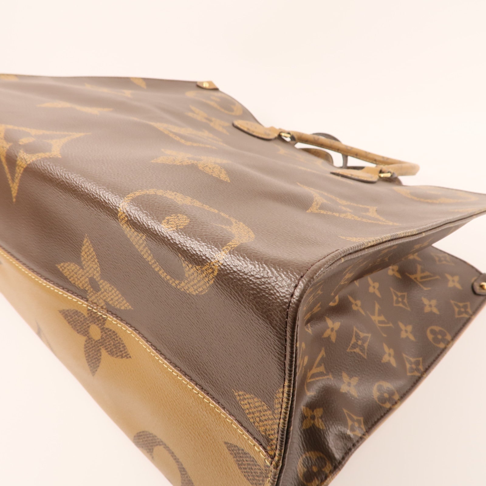 LOUIS VUITTON Monogram Giant OnTheGo GM金扣手挽肩背兩用袋