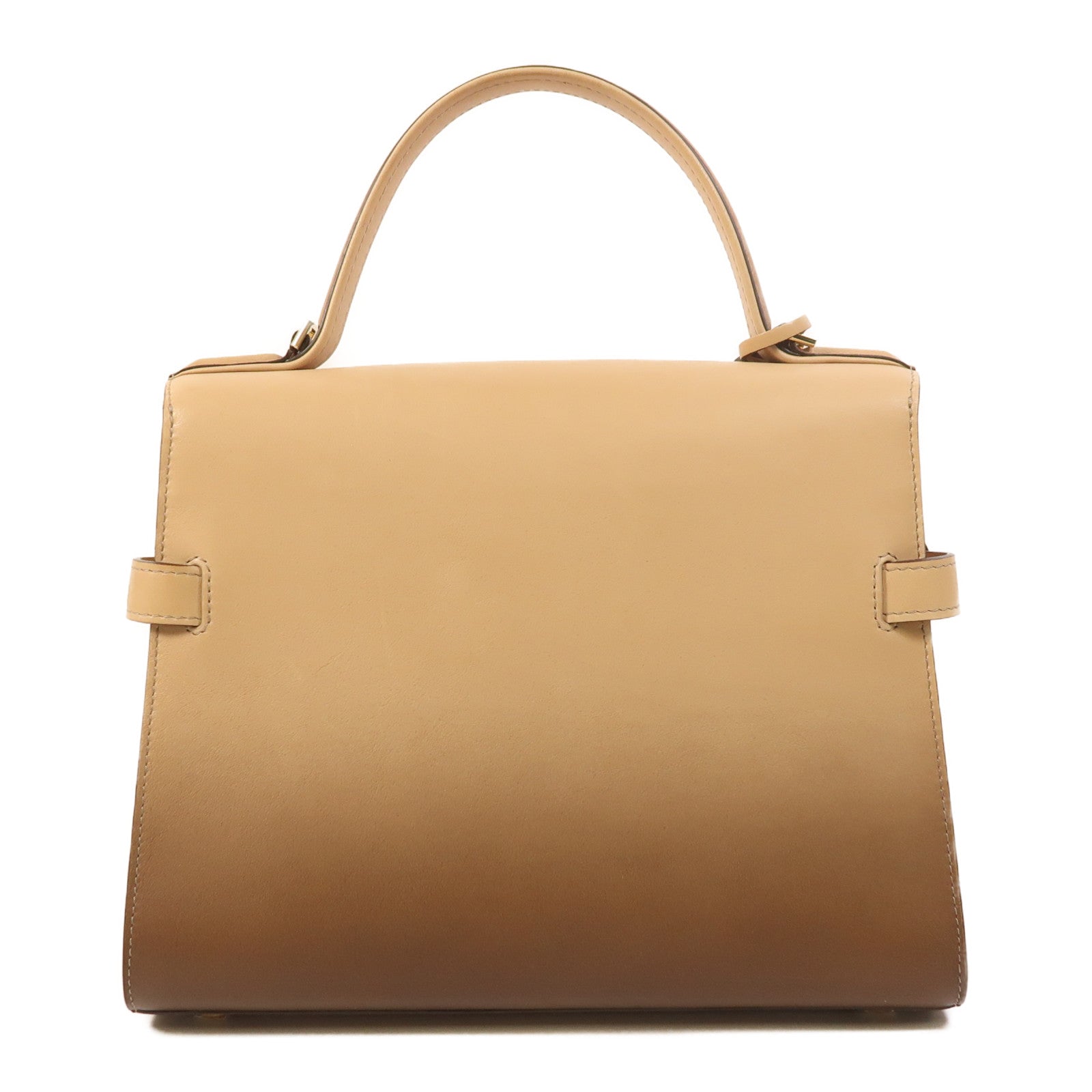 Delvaux 【激減優惠】牛皮皮革Tempete MM金扣手挽肩背兩用袋