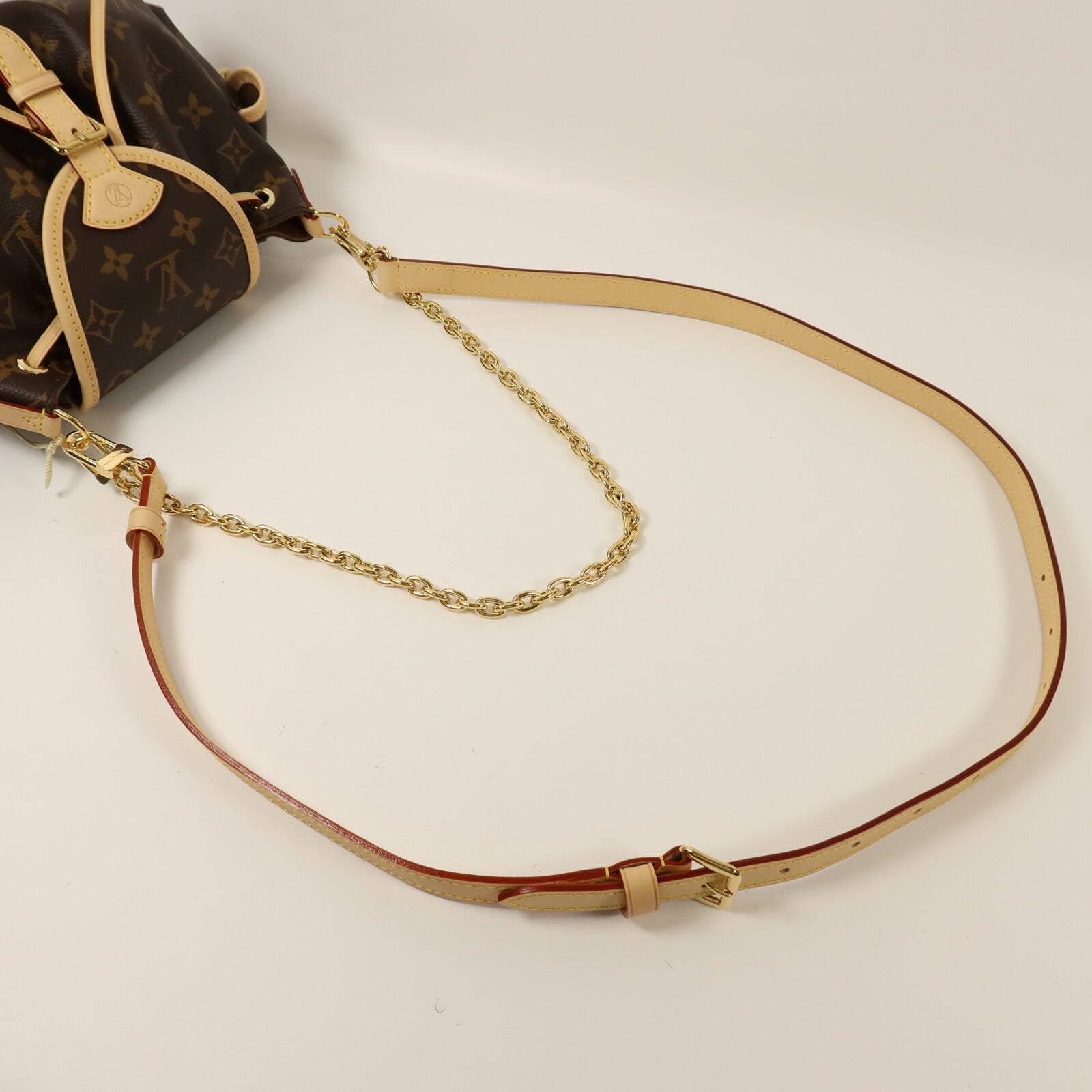 LOUIS VUITTON Monogram Odyssee MM金扣鏈帶手挽肩背兩用袋