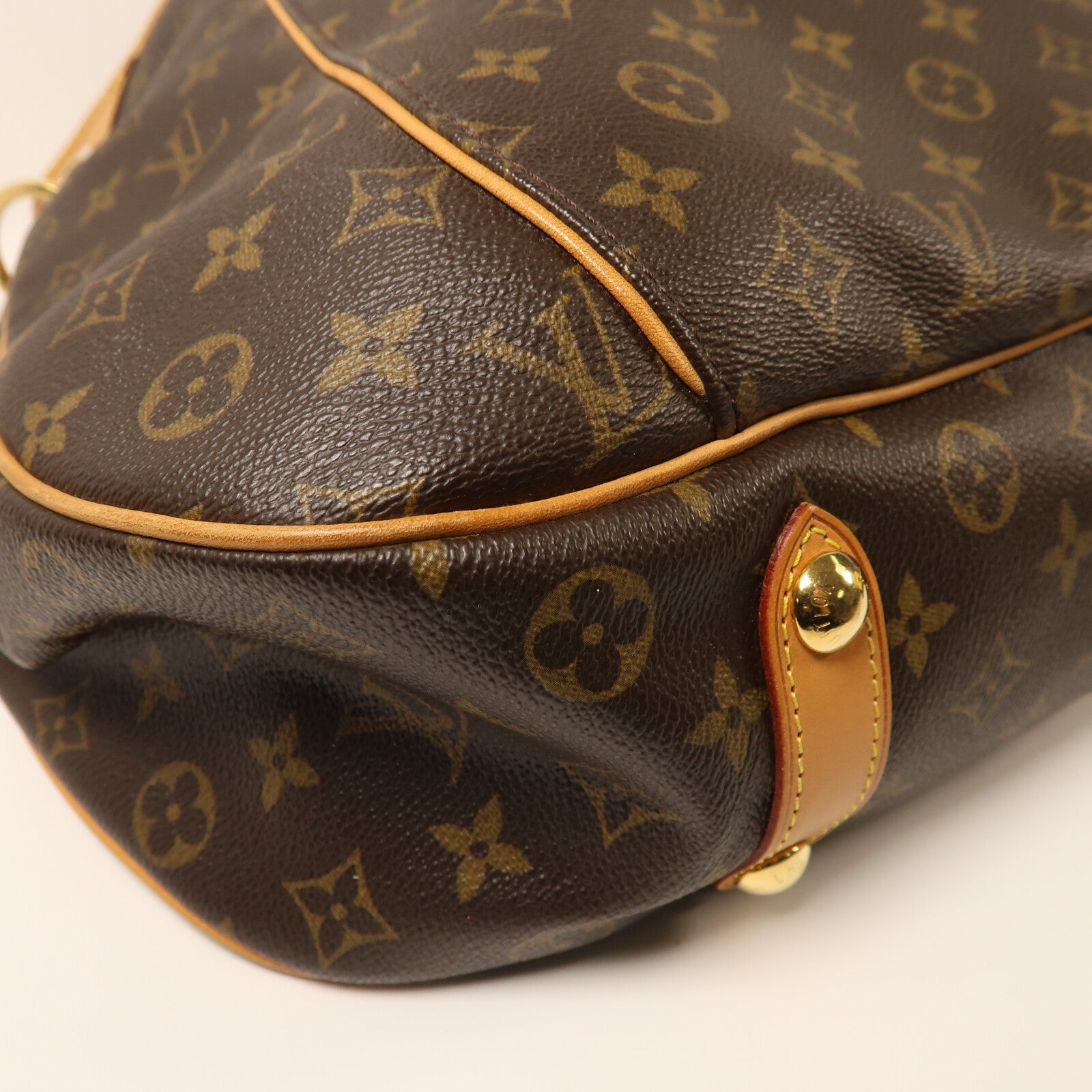 LOUIS VUITTON Monogram Galliera GM金扣肩背袋