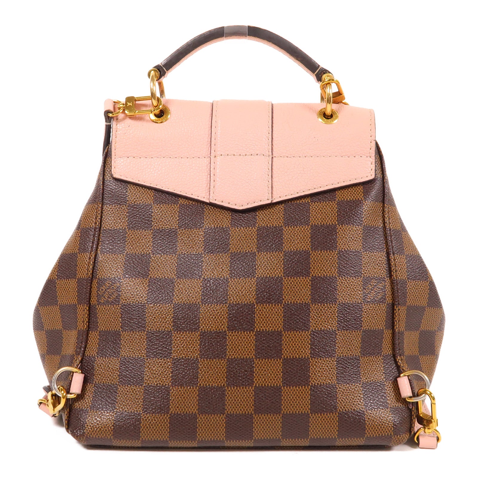 LOUIS VUITTON Damier Ebene Clapton Backpack金扣背包