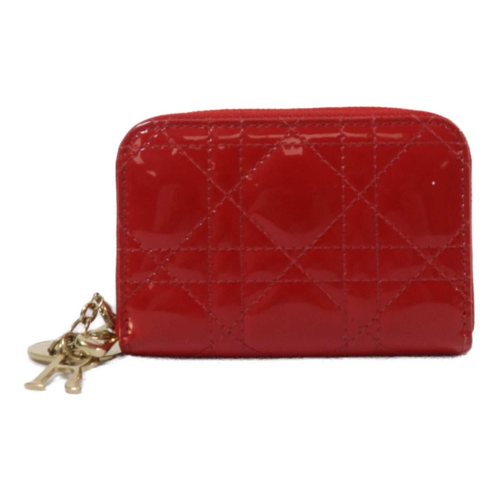 Dior 漆皮皮革Lady Dior Voyageur Card Holder卡片套
