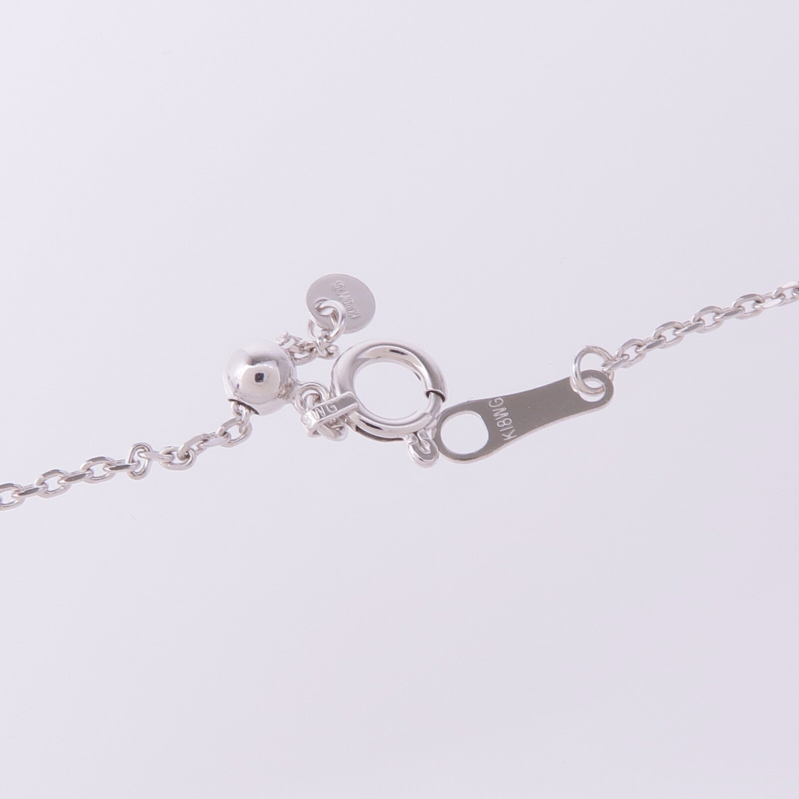 JEWELRY 18K白金Emerald Diamond Necklace綠寶石/鑽石項鍊