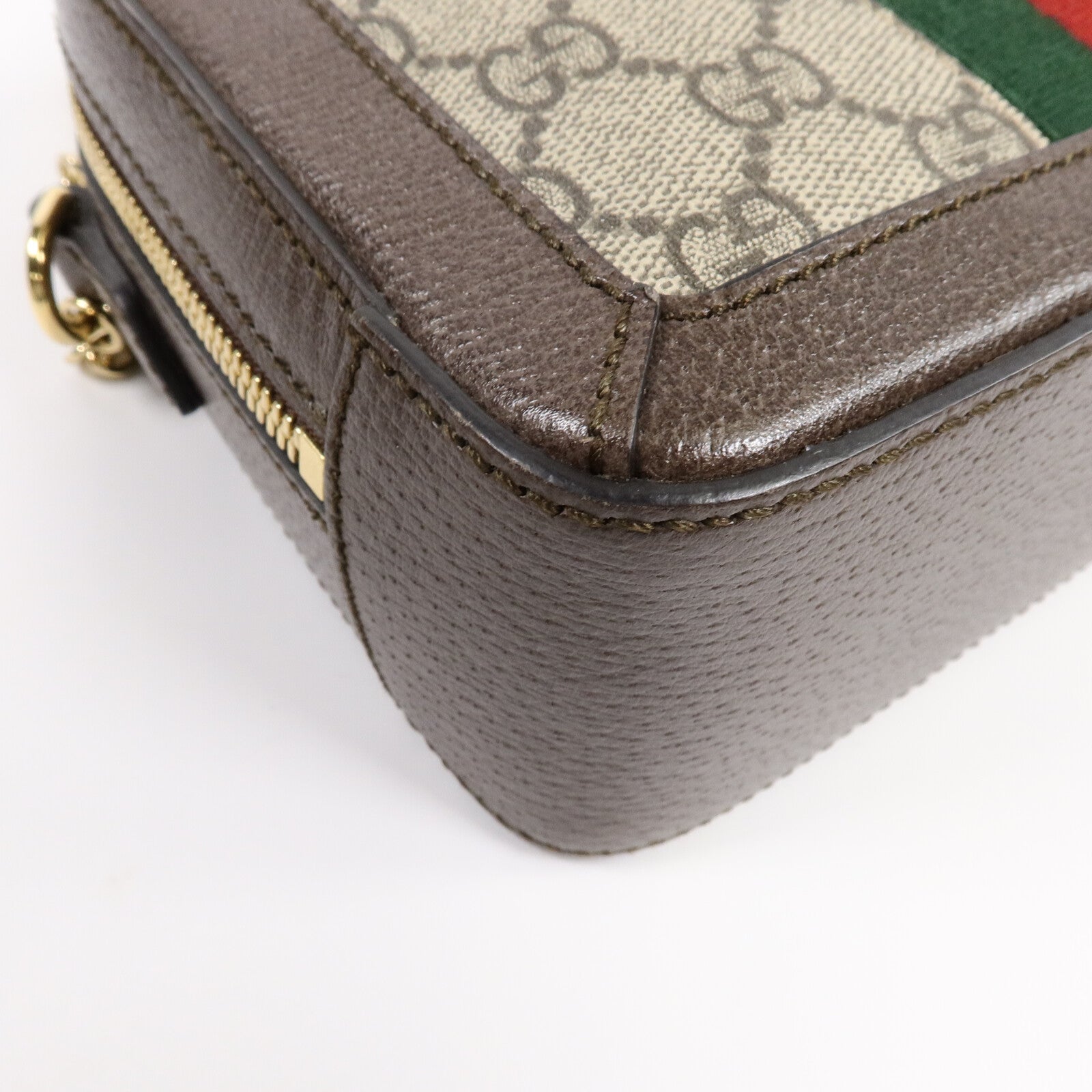 GUCCI 塗層帆布Ophidia GG Mini手挽肩背兩用袋