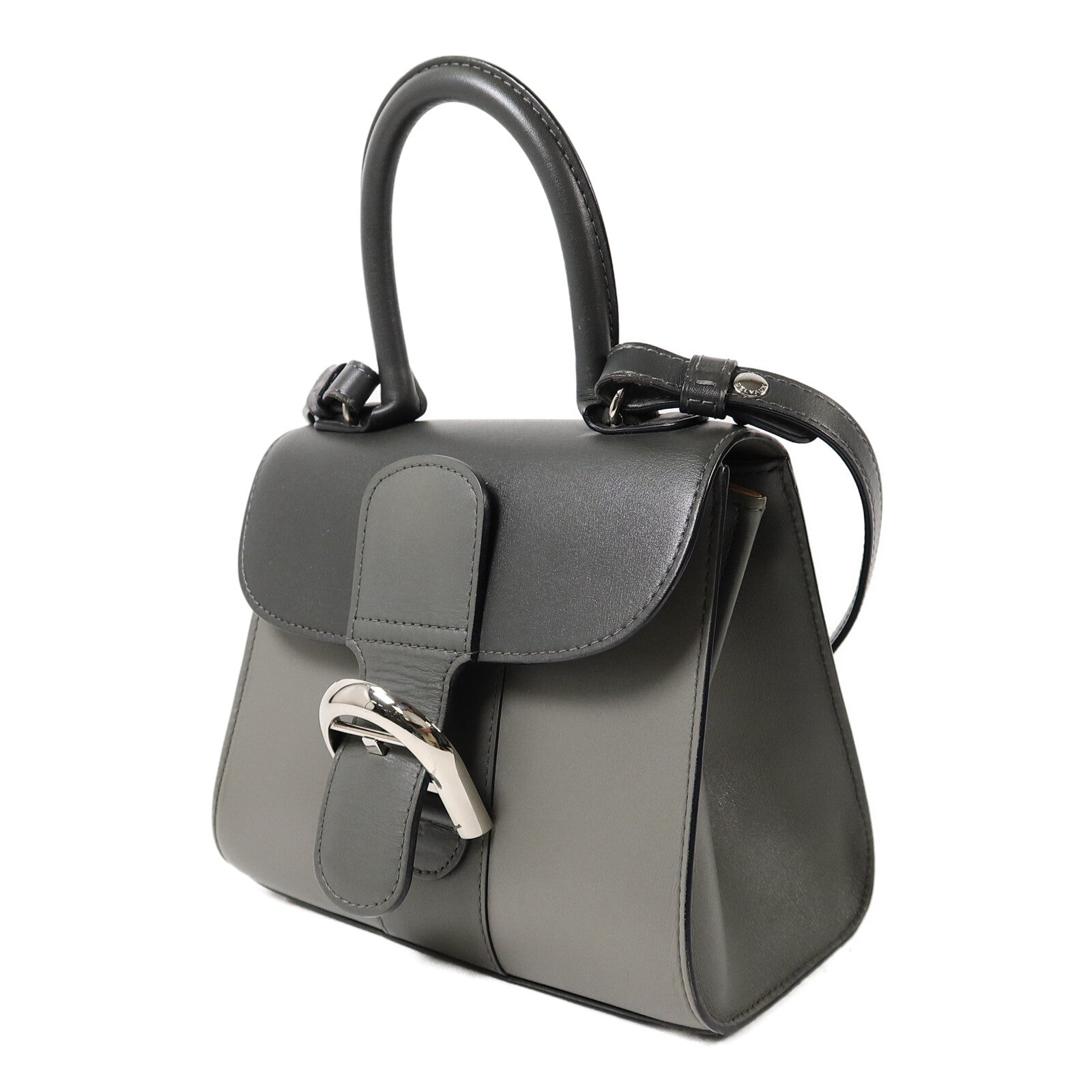 Delvaux 牛皮皮革Brilliant Mini手挽肩背兩用袋