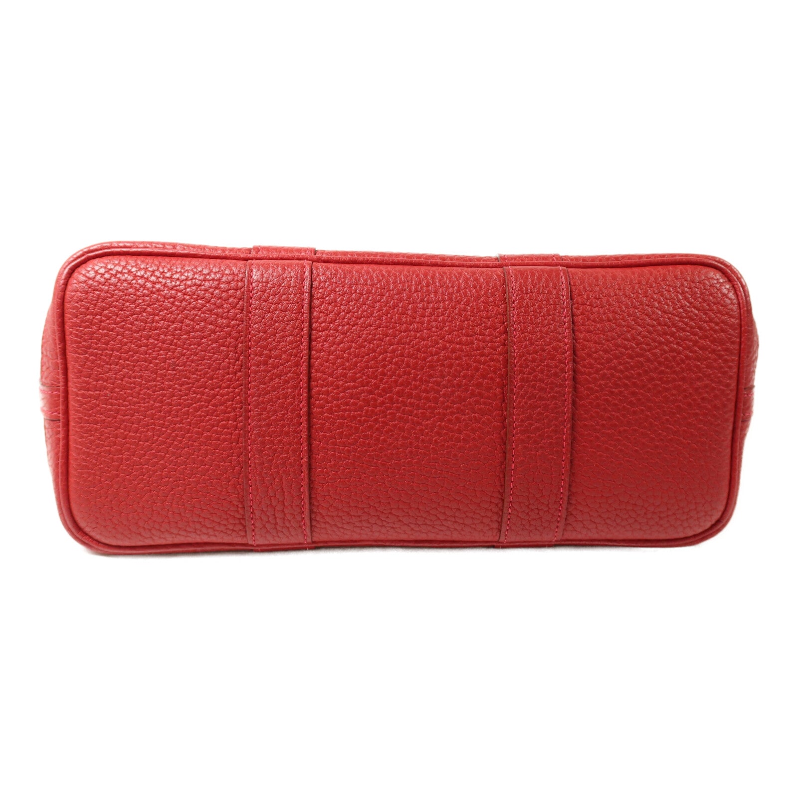 HERMES Negonda皮革Garden Party TPM手挽袋Rouge Piment