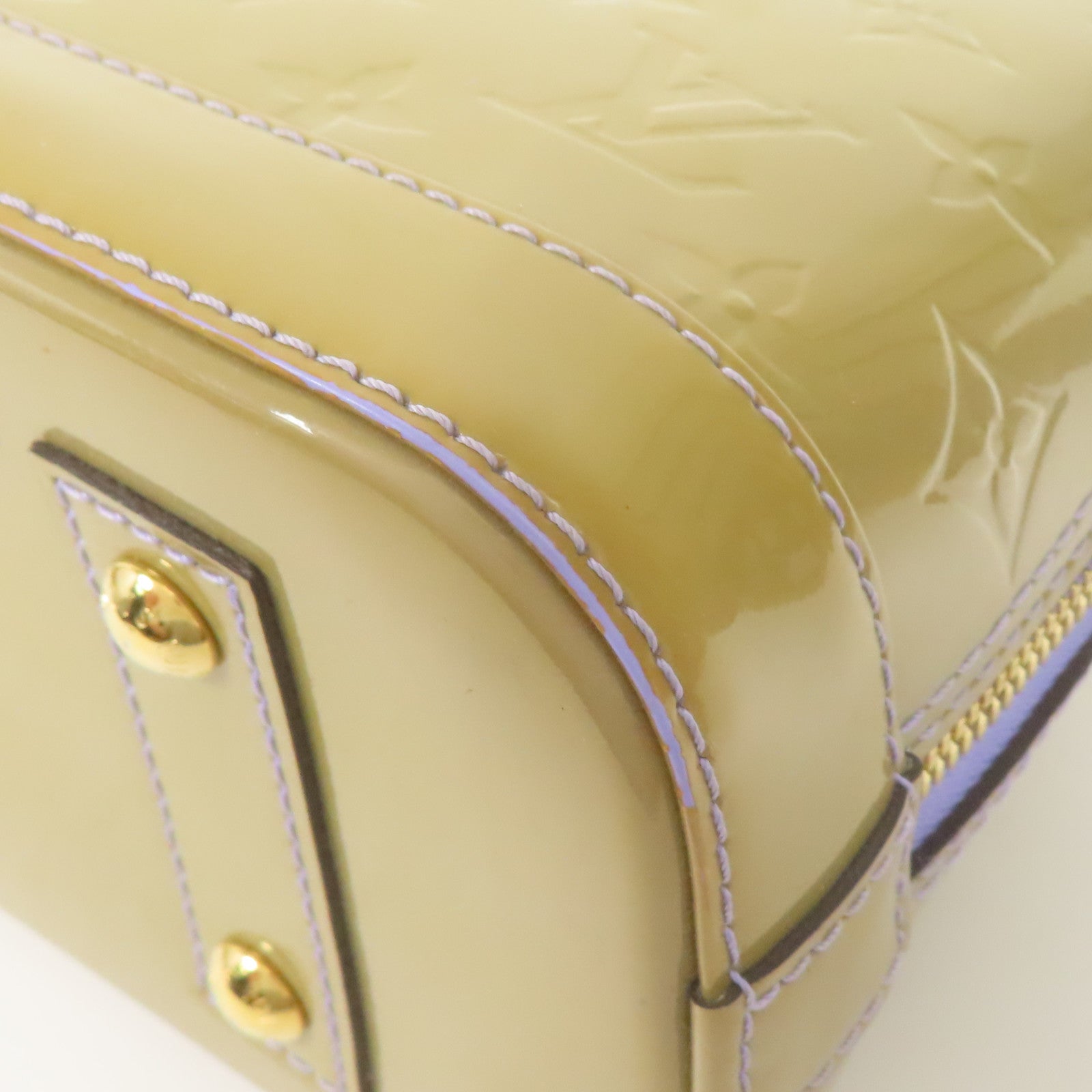 LOUIS VUITTON Vernis Alma BB金扣手挽肩背兩用袋