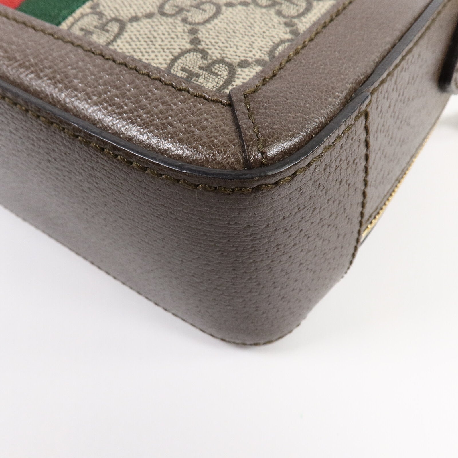 GUCCI 塗層帆布Ophidia GG Mini手挽肩背兩用袋