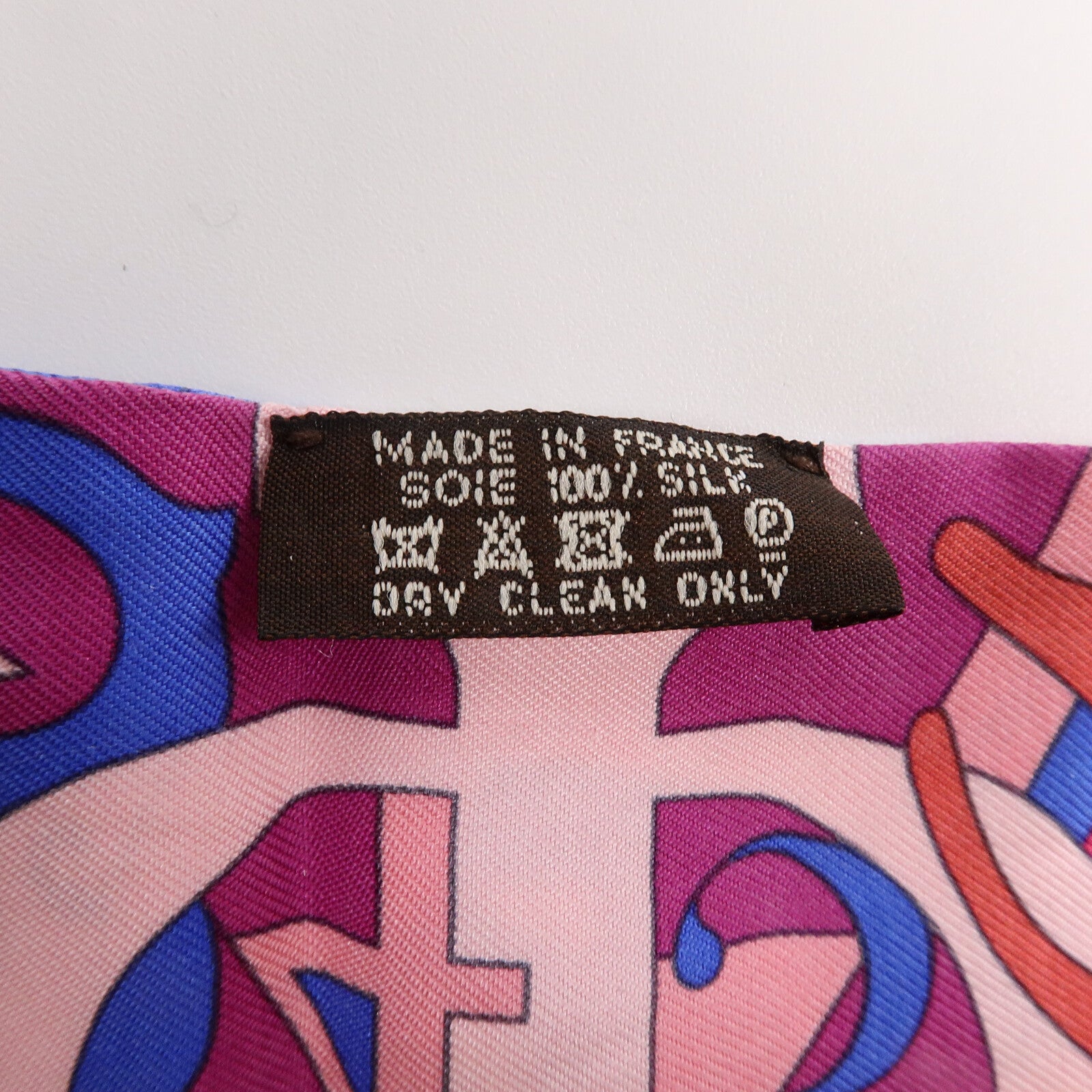 HERMES 絲質Twilly絲巾Pink