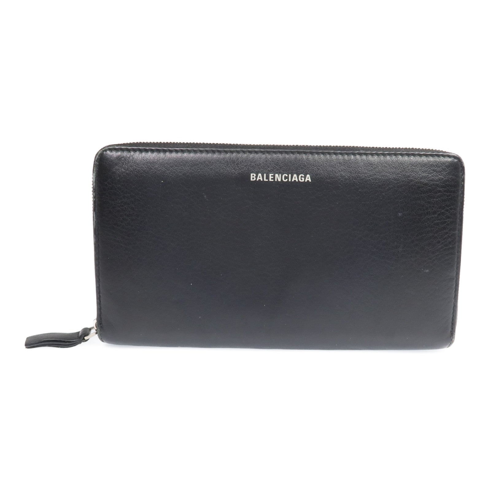 BALENCIAGA 牛皮皮革Long Wallet銀扣長錢包