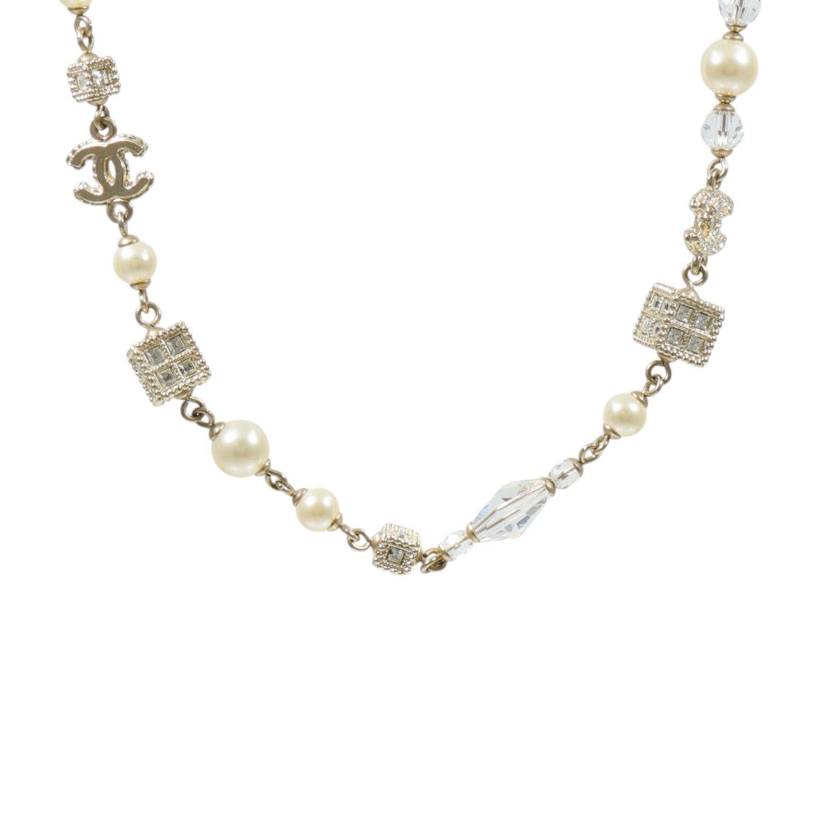 CHANEL 金屬/PVC Necklace項鍊