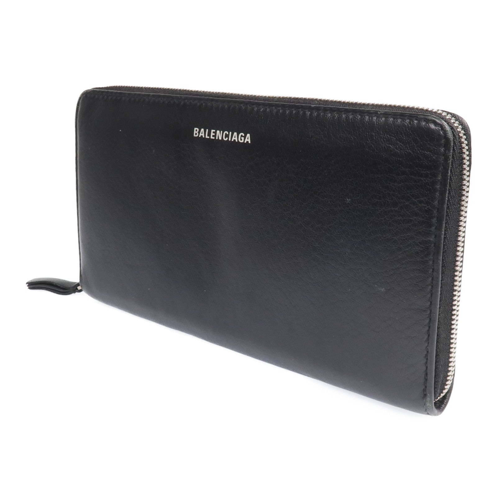 BALENCIAGA 牛皮皮革Long Wallet銀扣長錢包