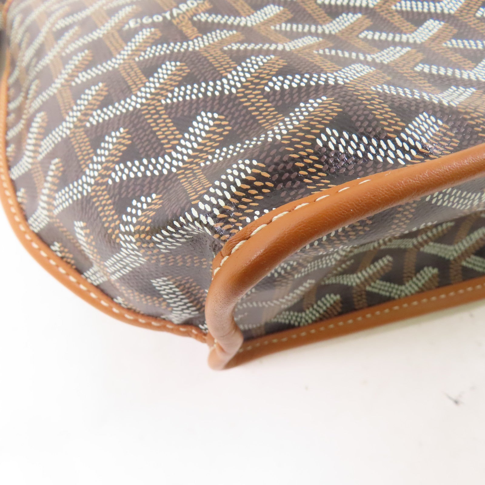 GOYARD 塗層帆布Mini Anjou Tote Bag銀扣手挽袋啡色