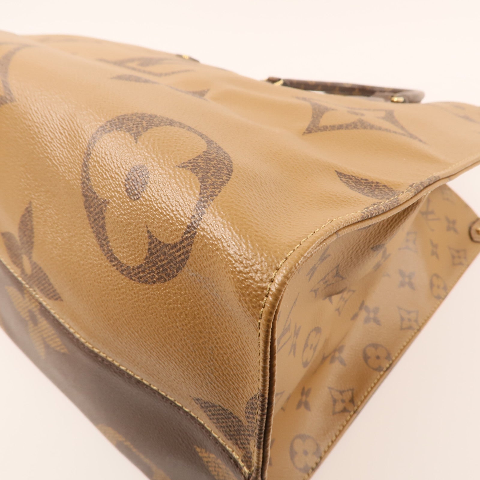 LOUIS VUITTON Monogram Giant OnTheGo GM金扣手挽肩背兩用袋