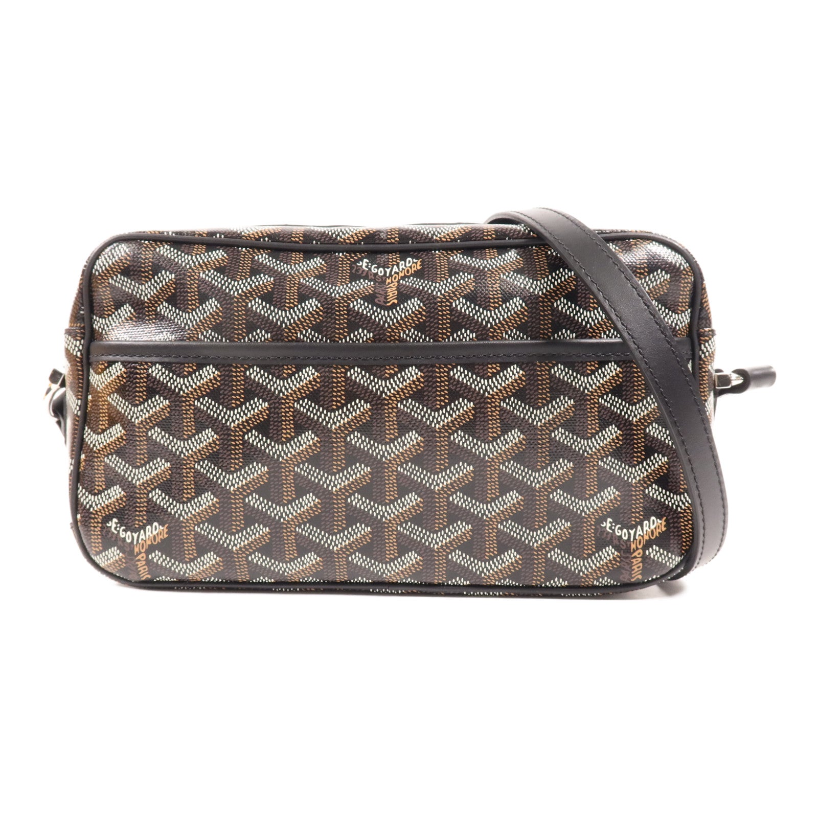 GOYARD 塗層帆布Sac Cap Vert銀扣肩背袋